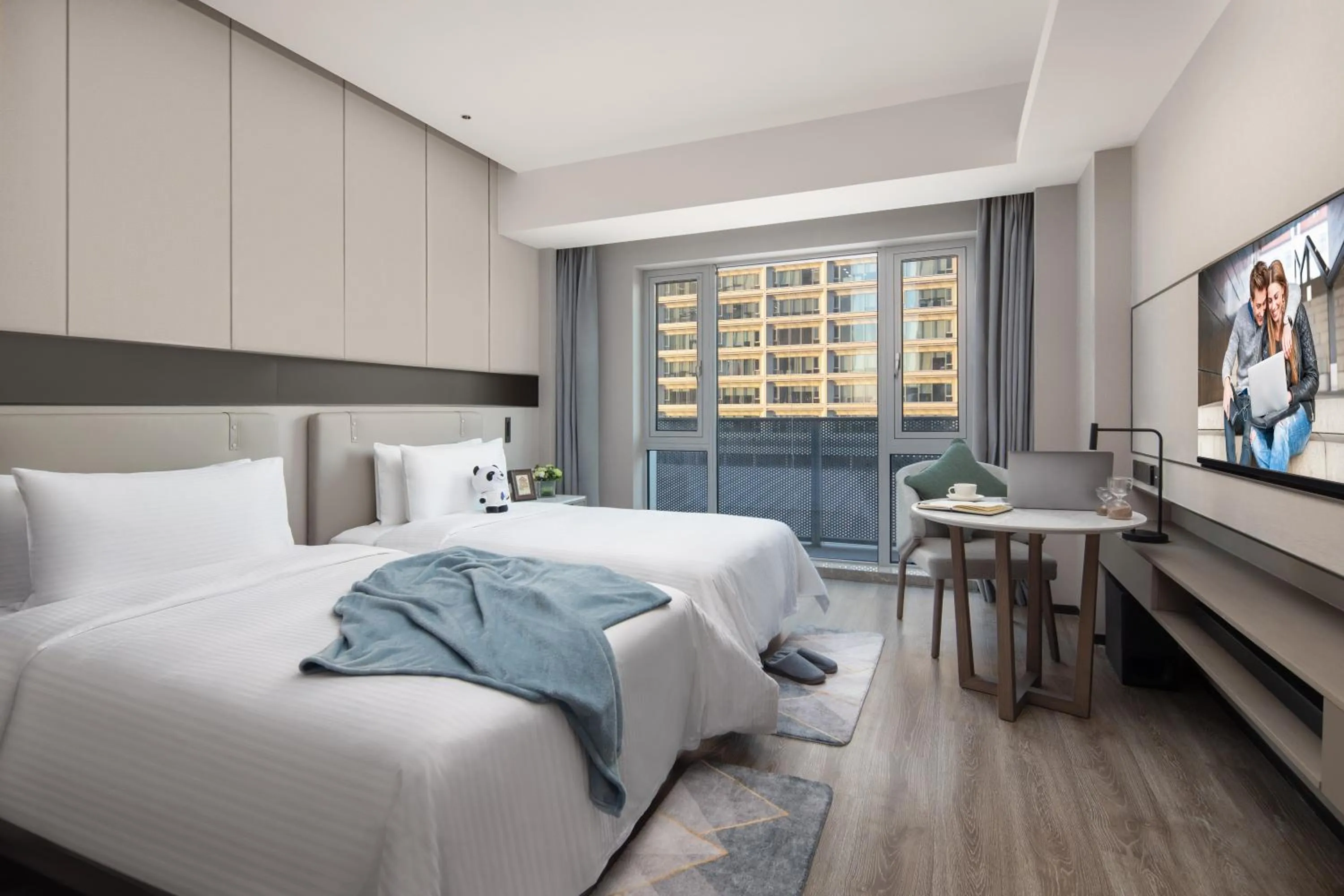 Bedroom, Bed in Somerset Daxing Beijing