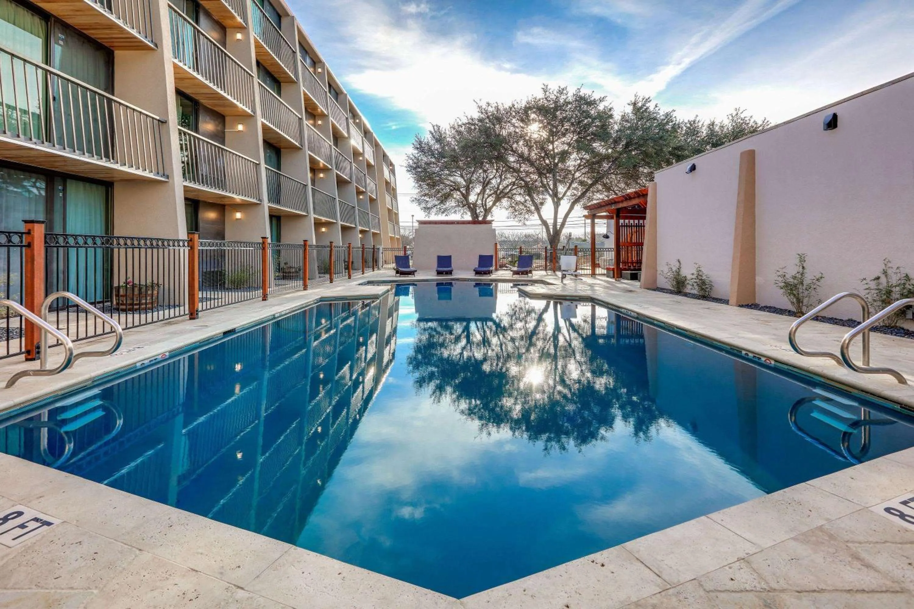 Pool view in Ramada by Wyndham Austin South