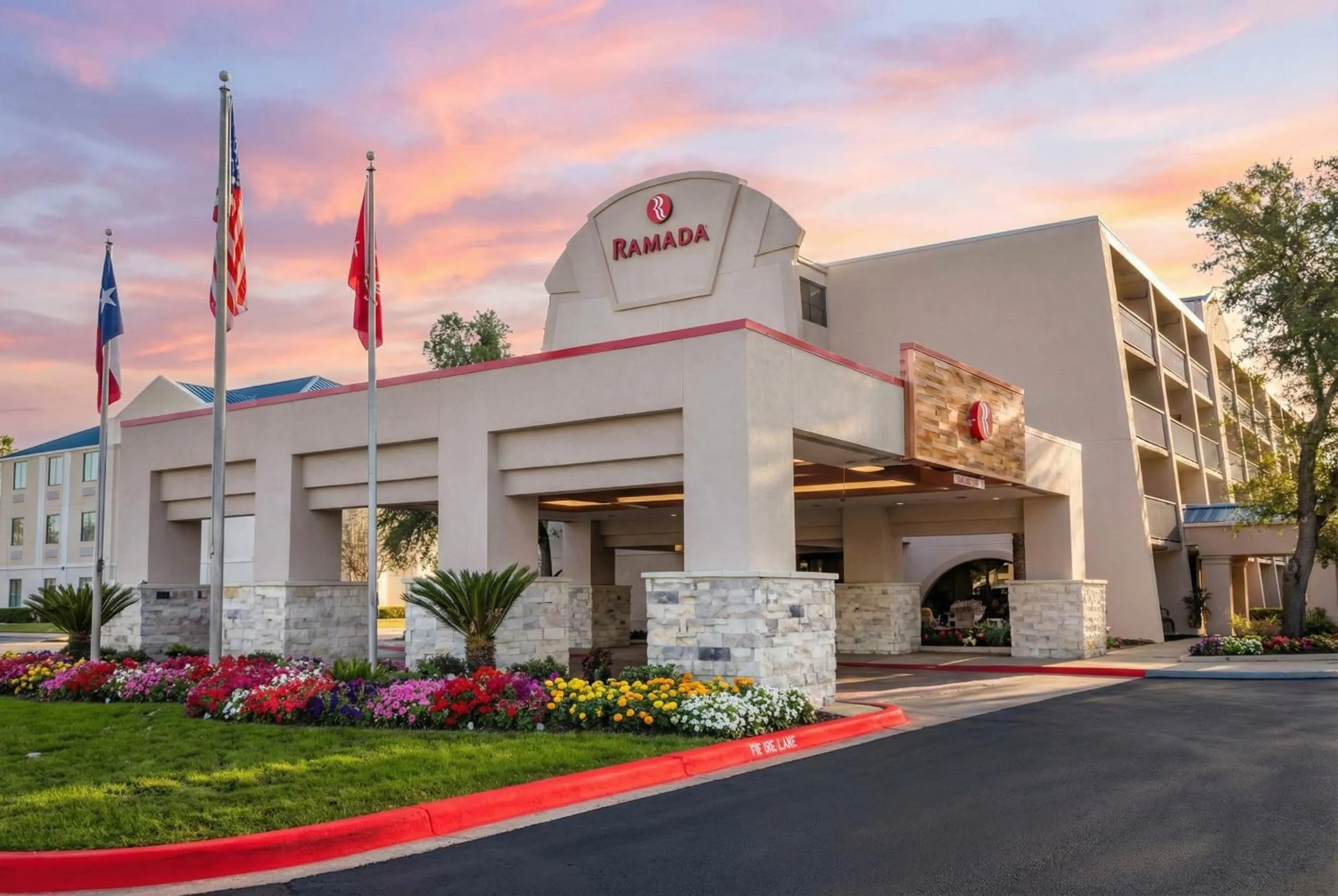 Property building in Ramada by Wyndham Austin South