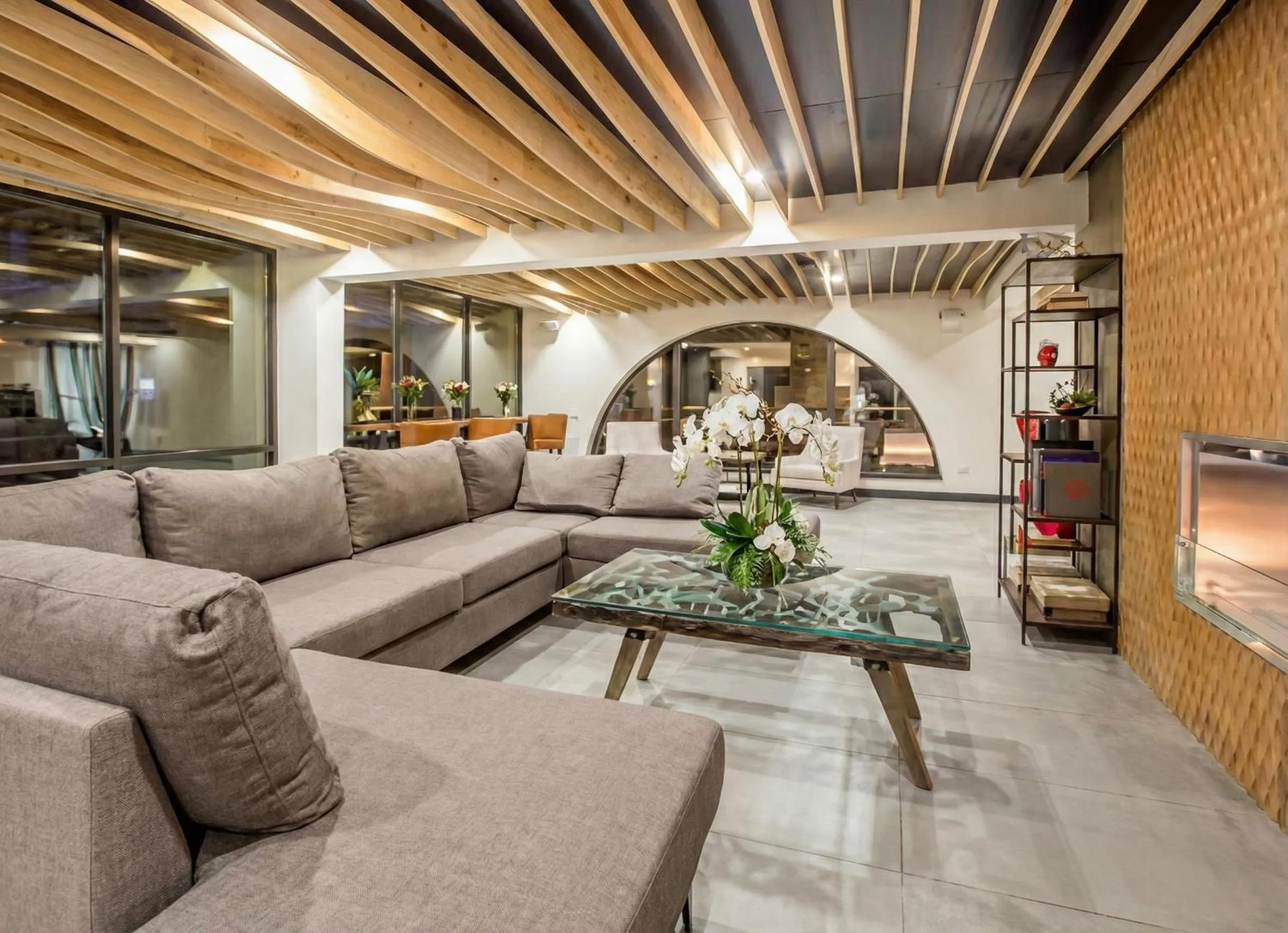 Seating area in Ramada by Wyndham Austin South