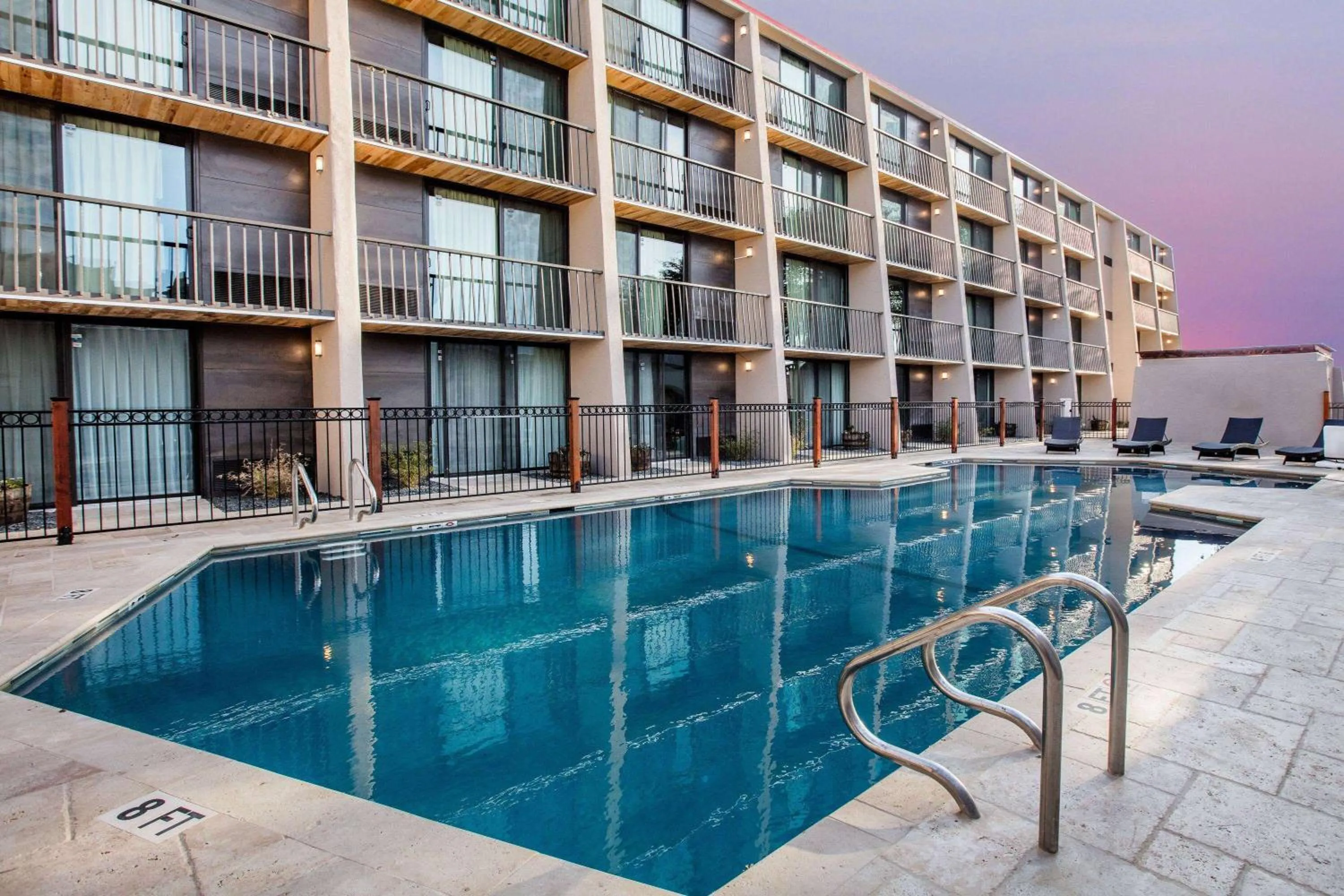 Pool view in Ramada by Wyndham Austin South