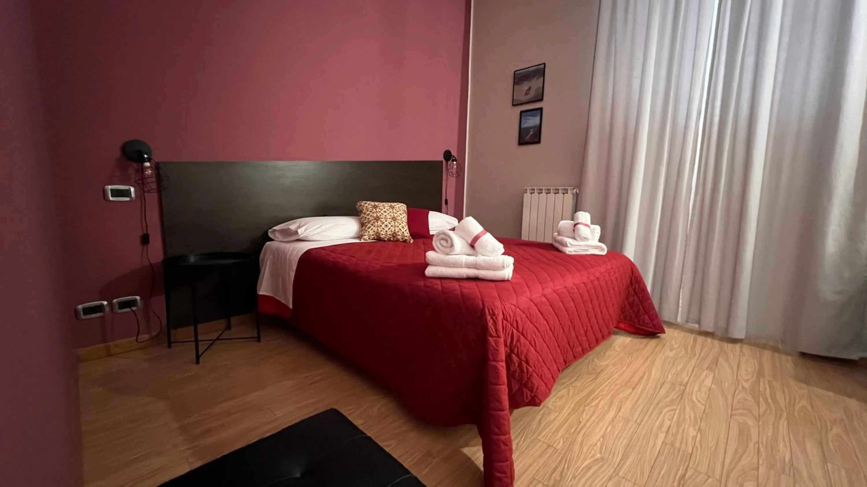 Bed in Hotel Marconi