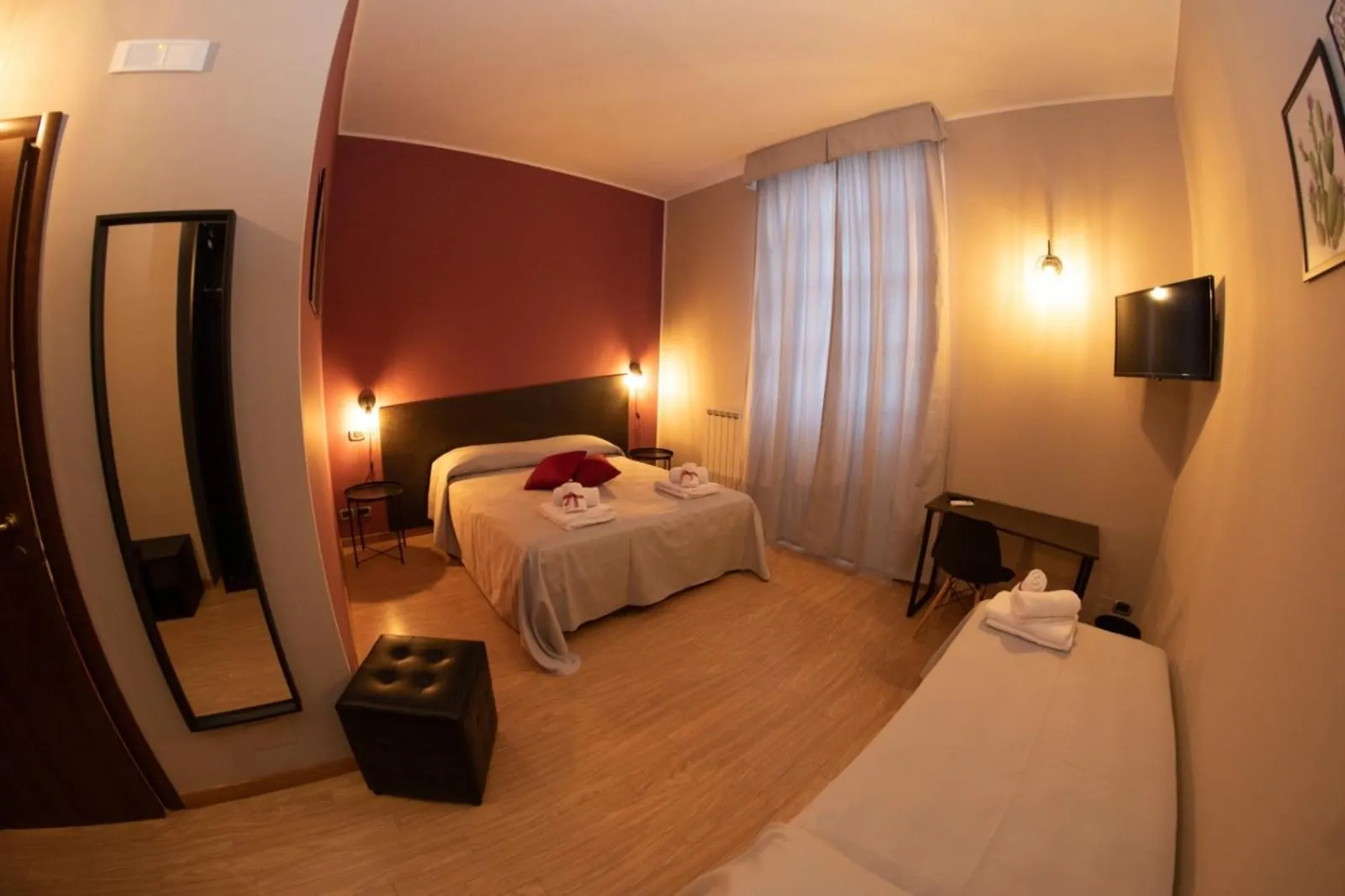 Bed in Hotel Marconi