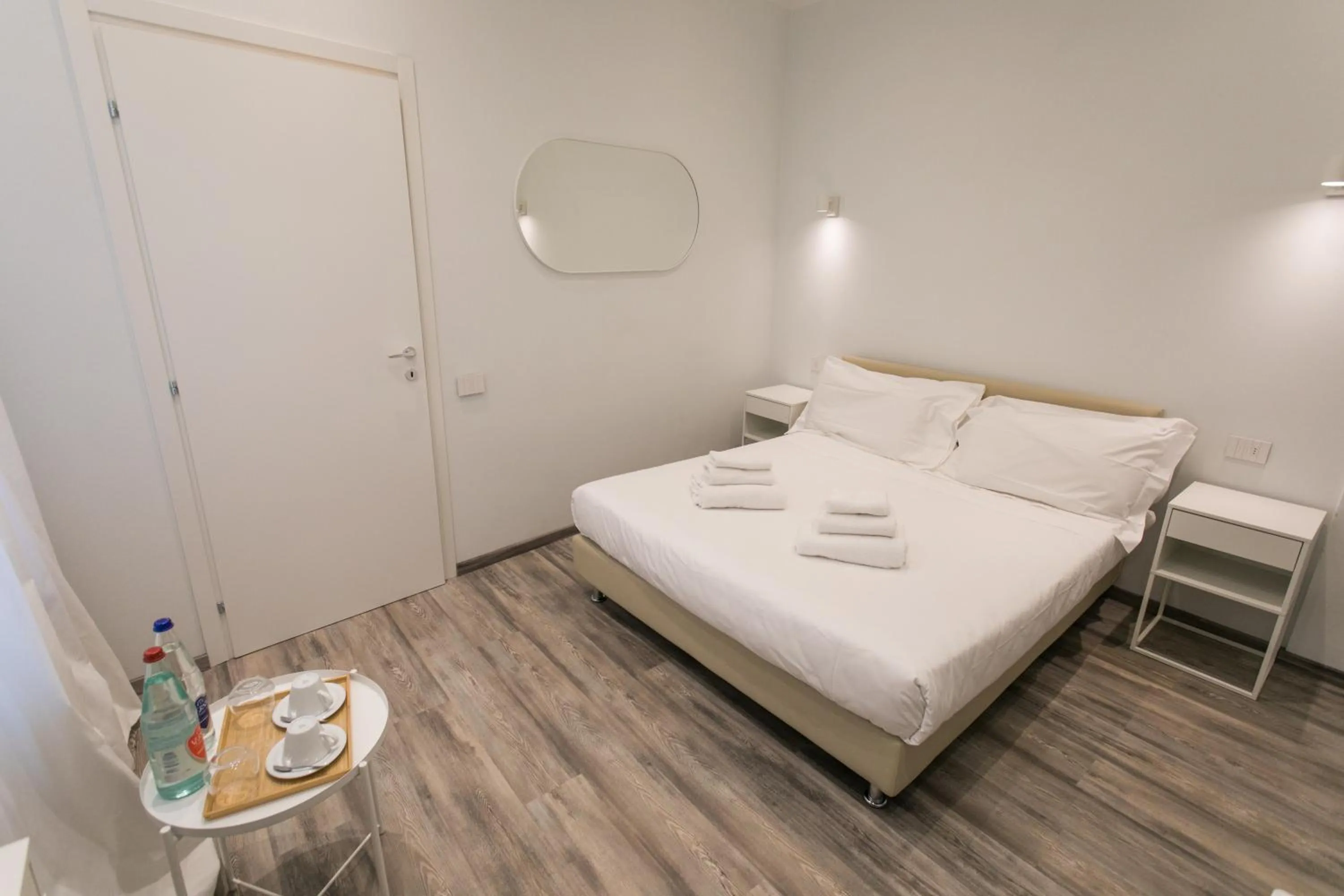 Bed in Hotel L'Aretino