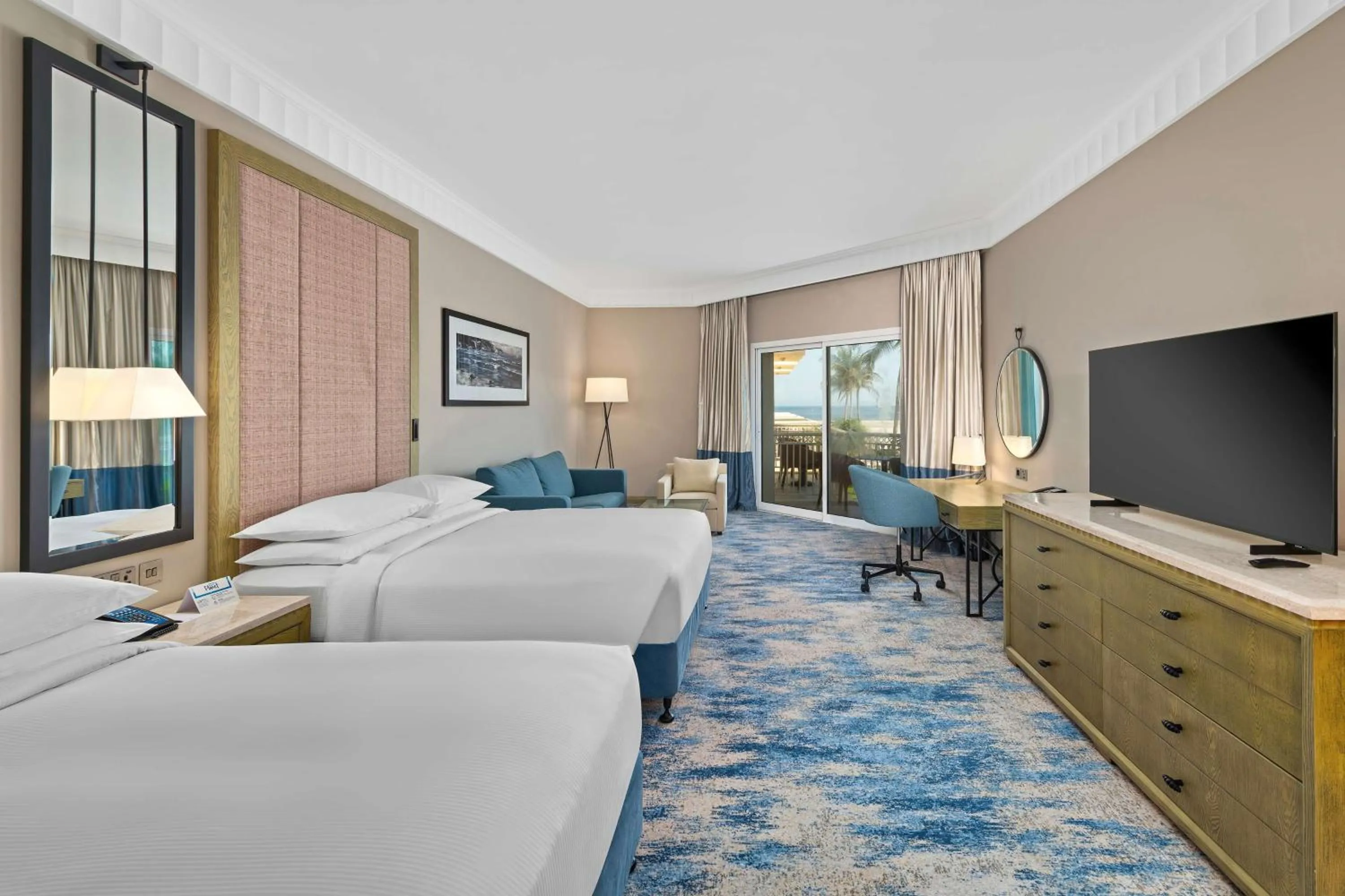 Bed in Hilton Salalah Resort