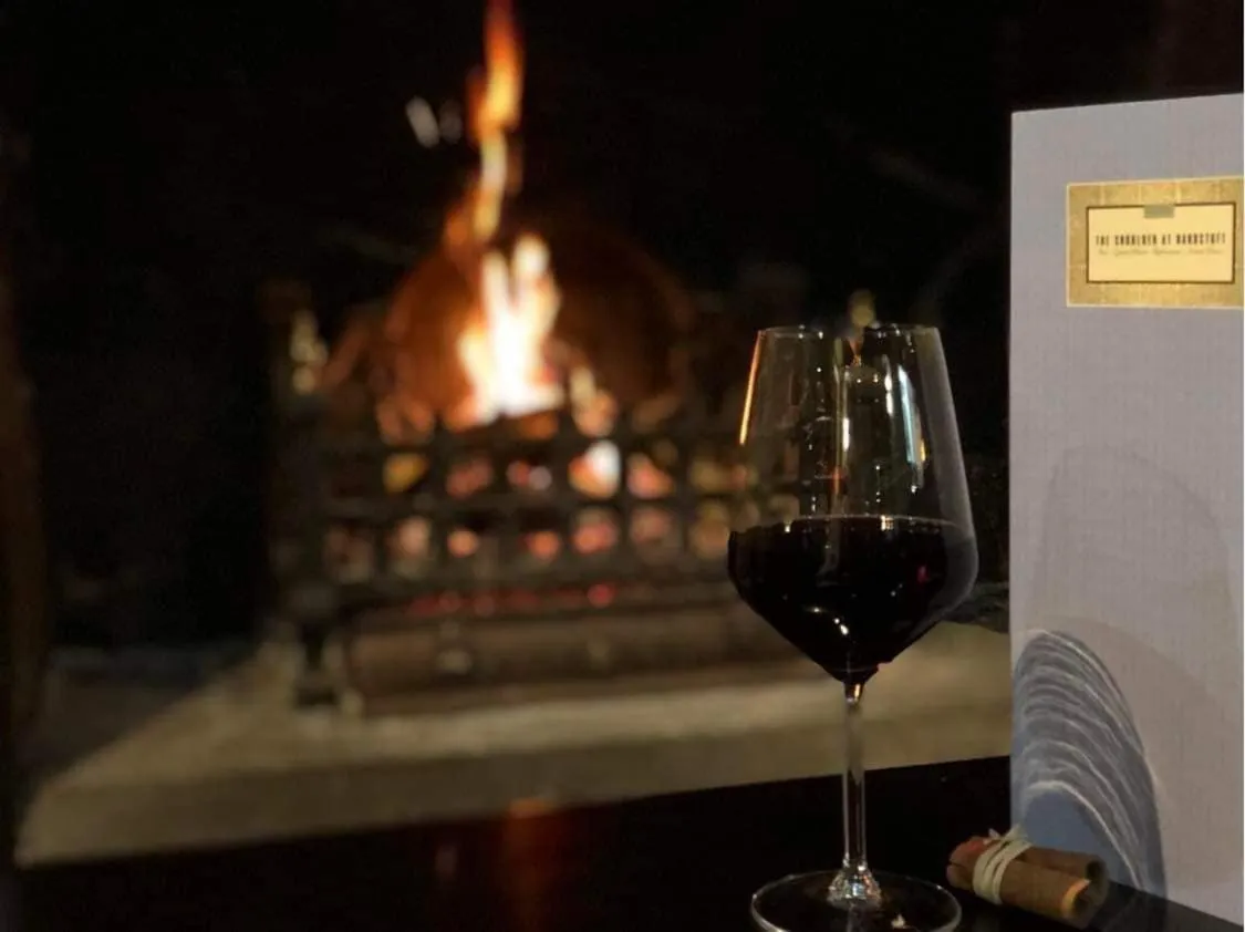 Drinks in The Shoulder at Hardstoft