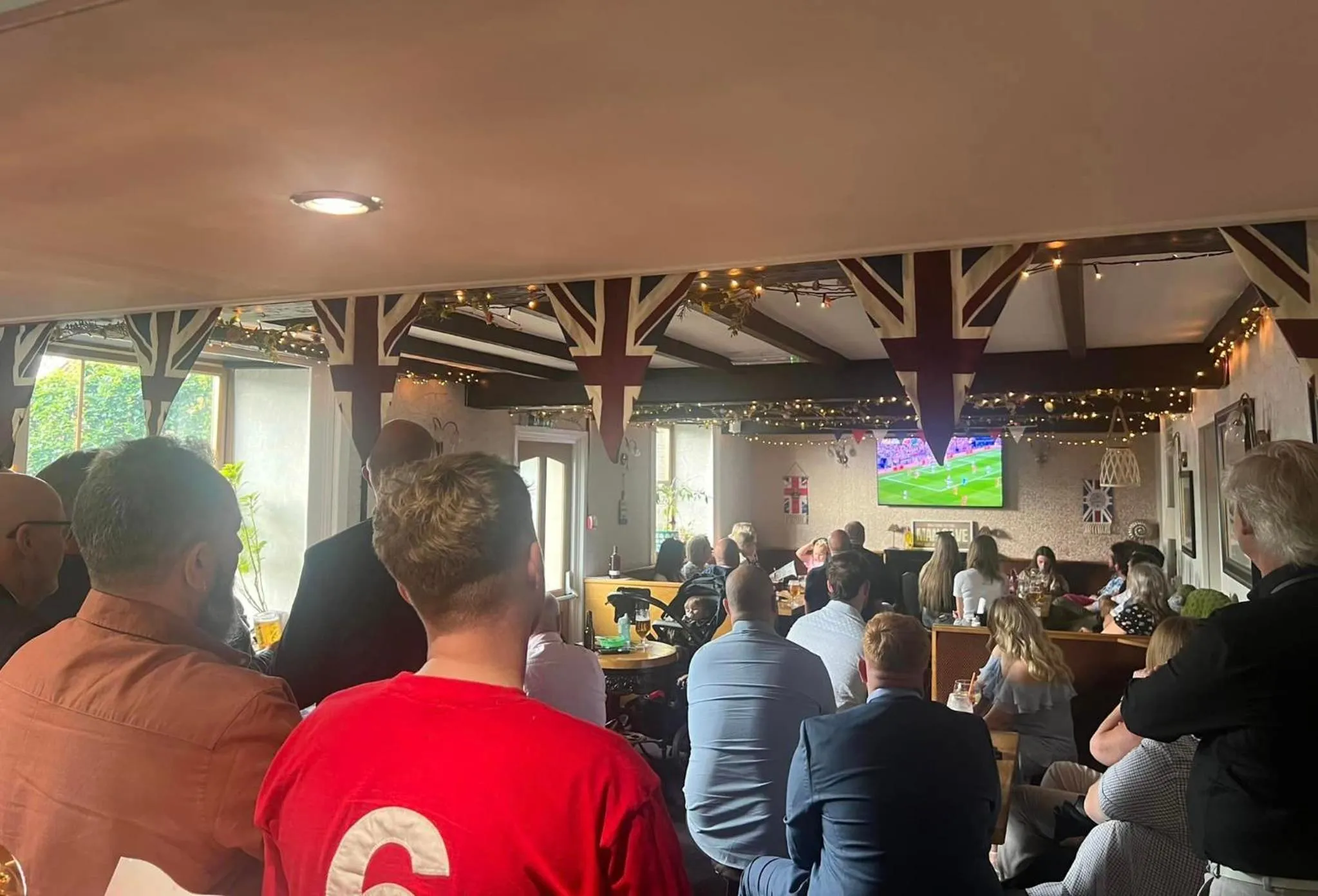 People in The Shoulder at Hardstoft