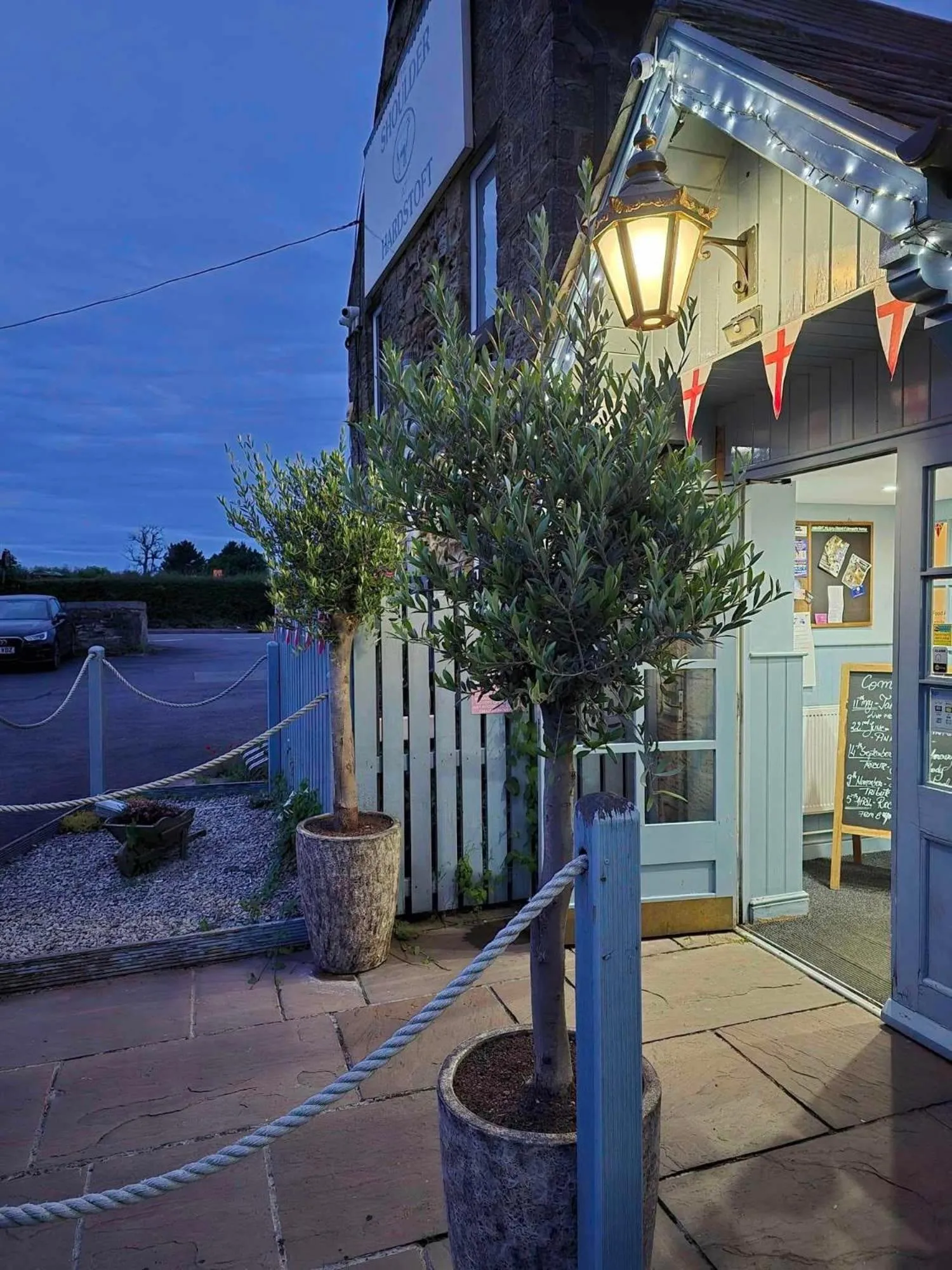 Property building in The Shoulder at Hardstoft