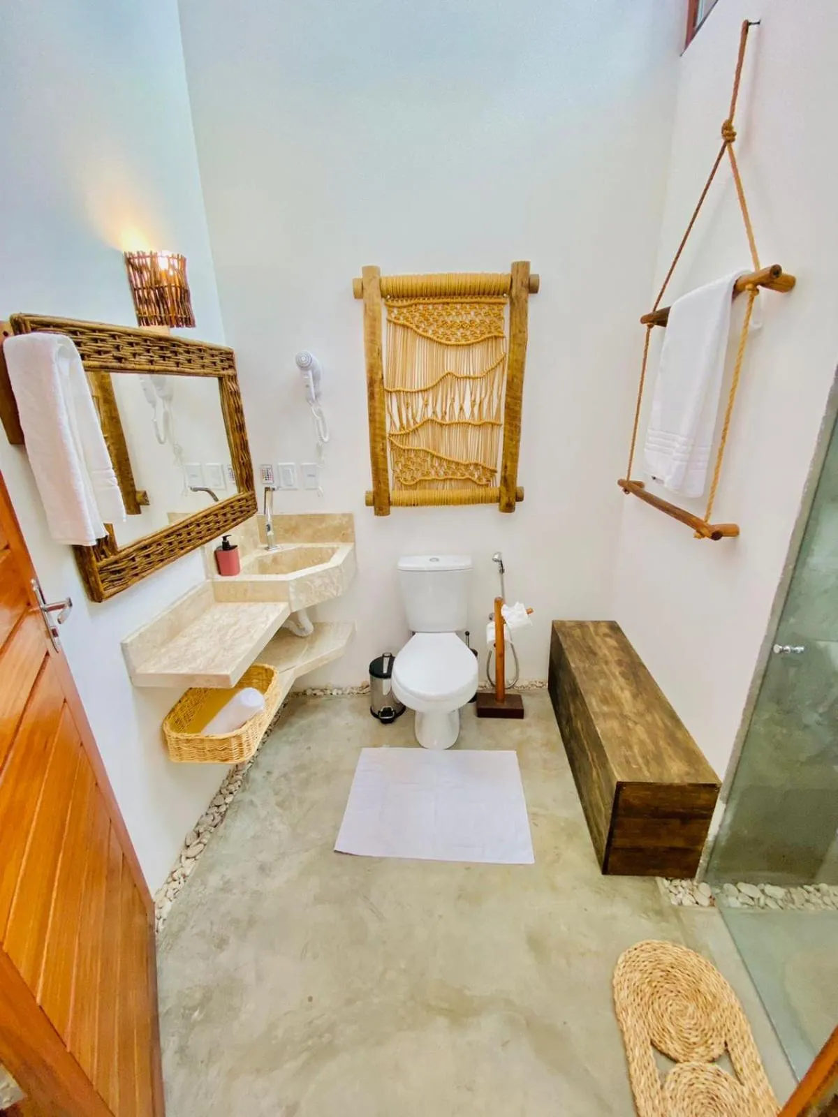 Bathroom in Pousada Roots - D3 Experience - Préa, CE