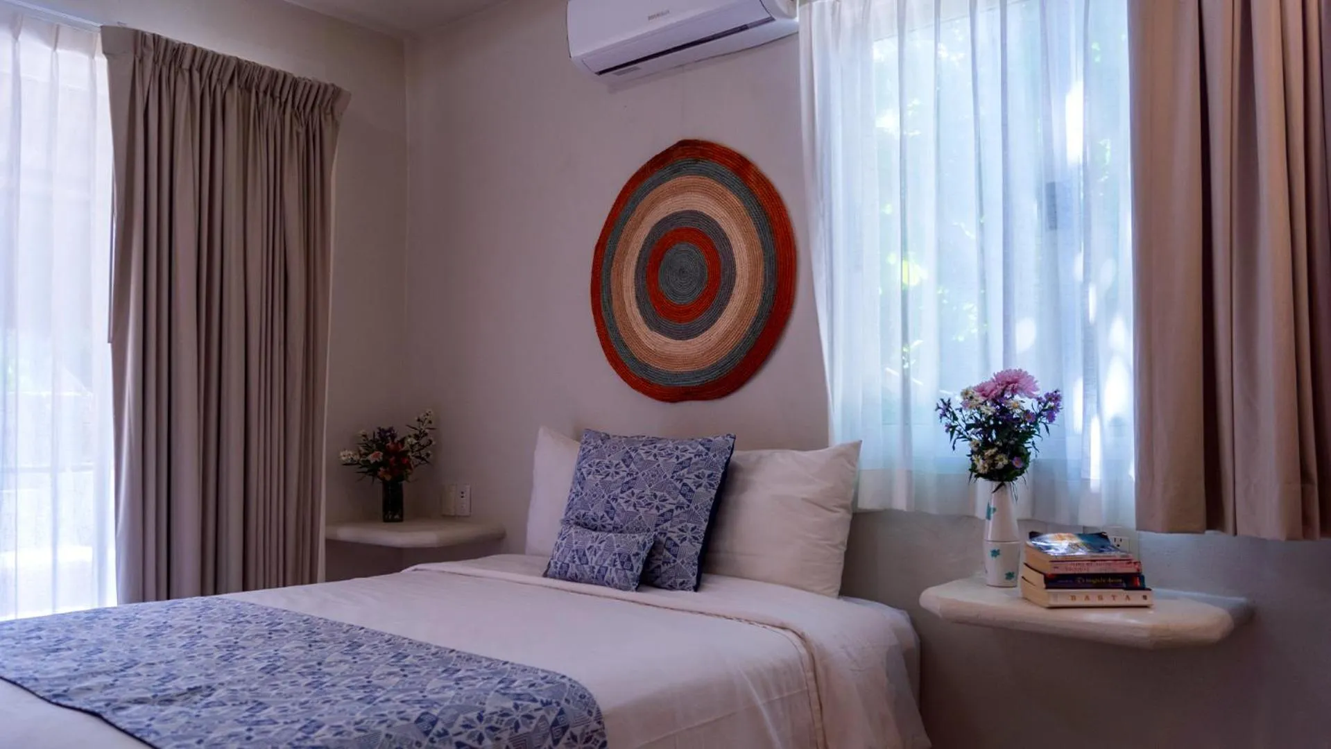 Bed in Hotel Circulo Bacalar