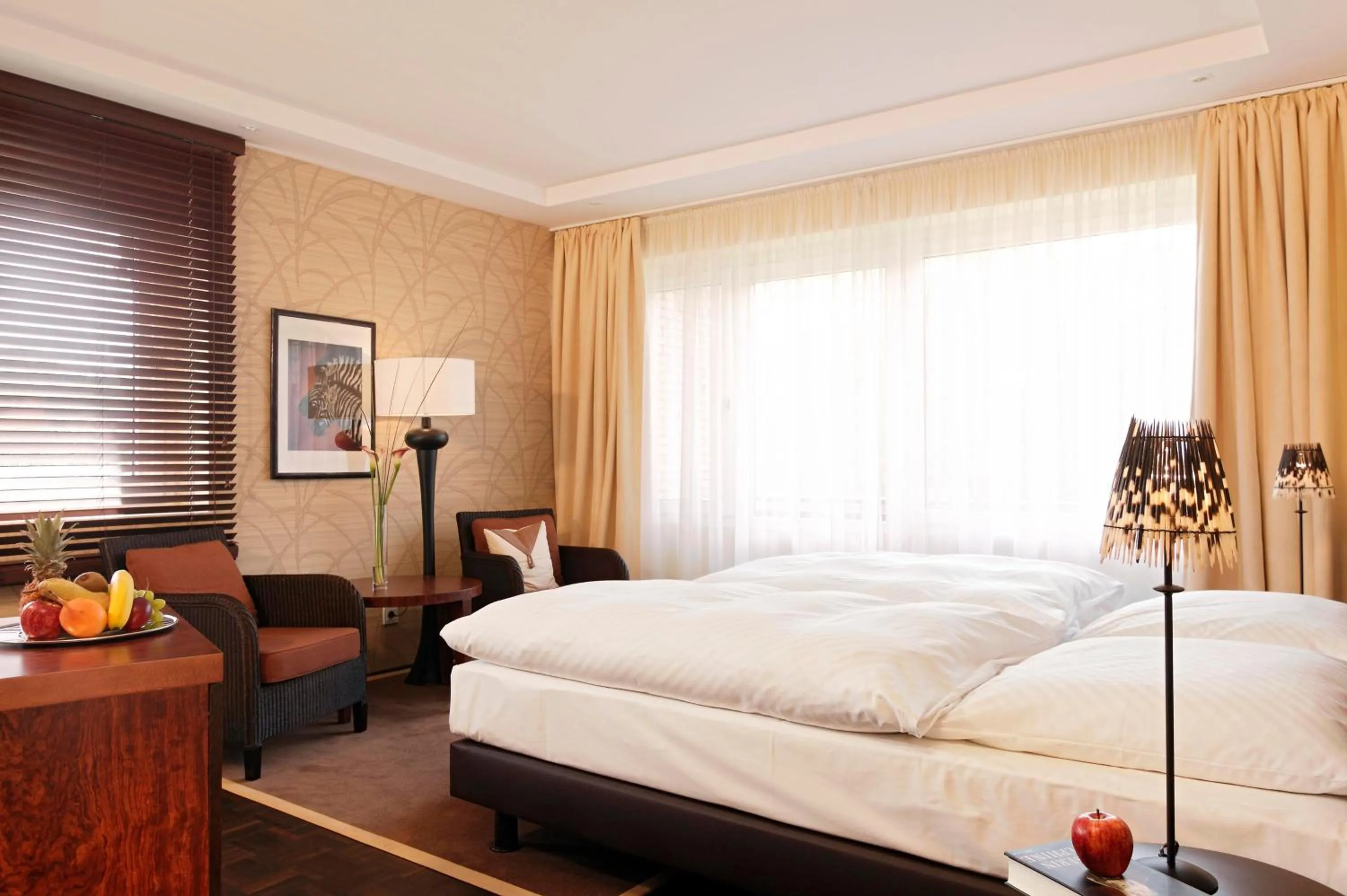 Bed in Romantik Hotel Waldschlösschen