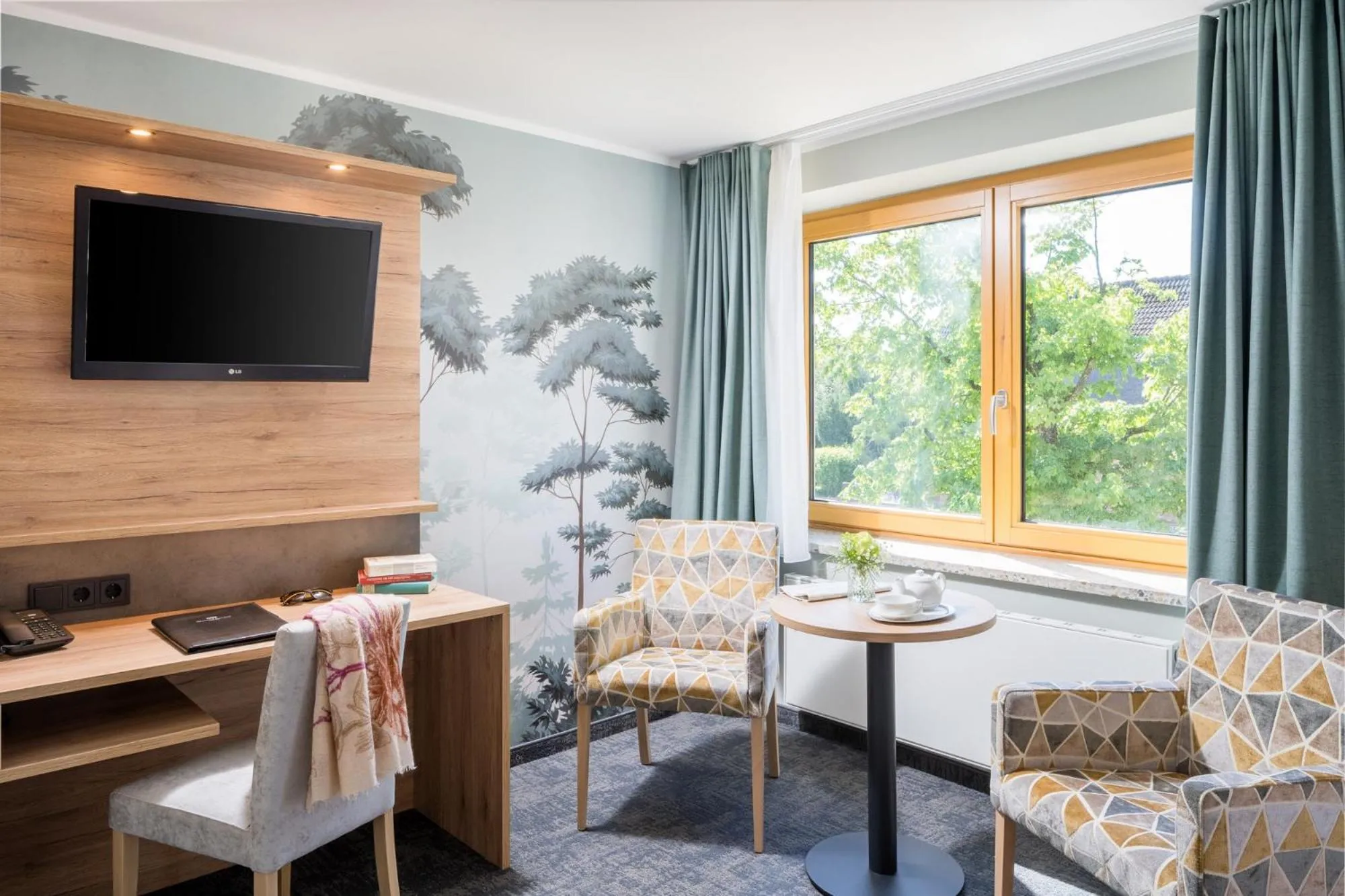 Seating area in Romantik Hotel Waldschlösschen