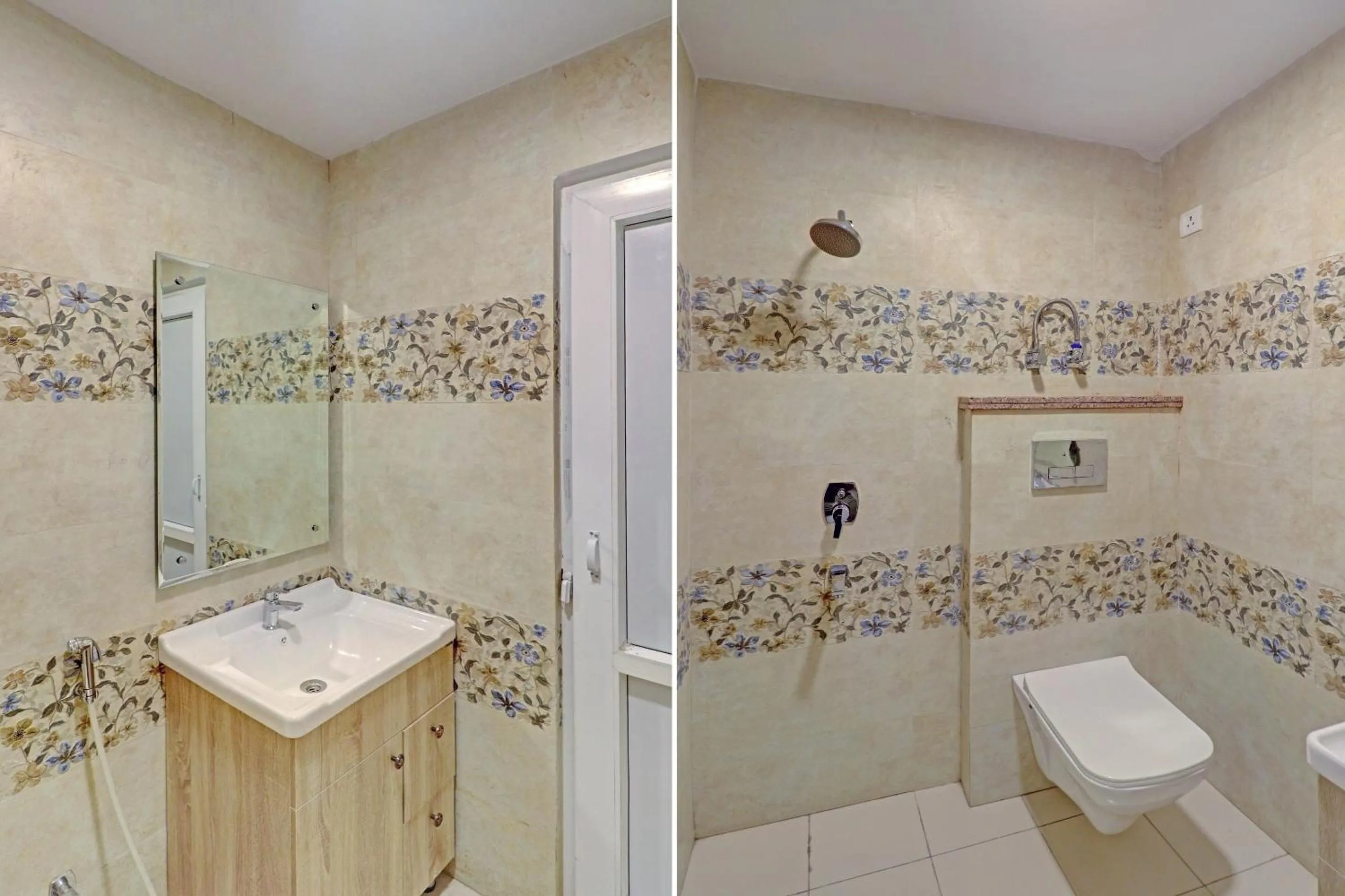 Bathroom in Collection O Spot Light Near Tughlakabad Station Metro Station