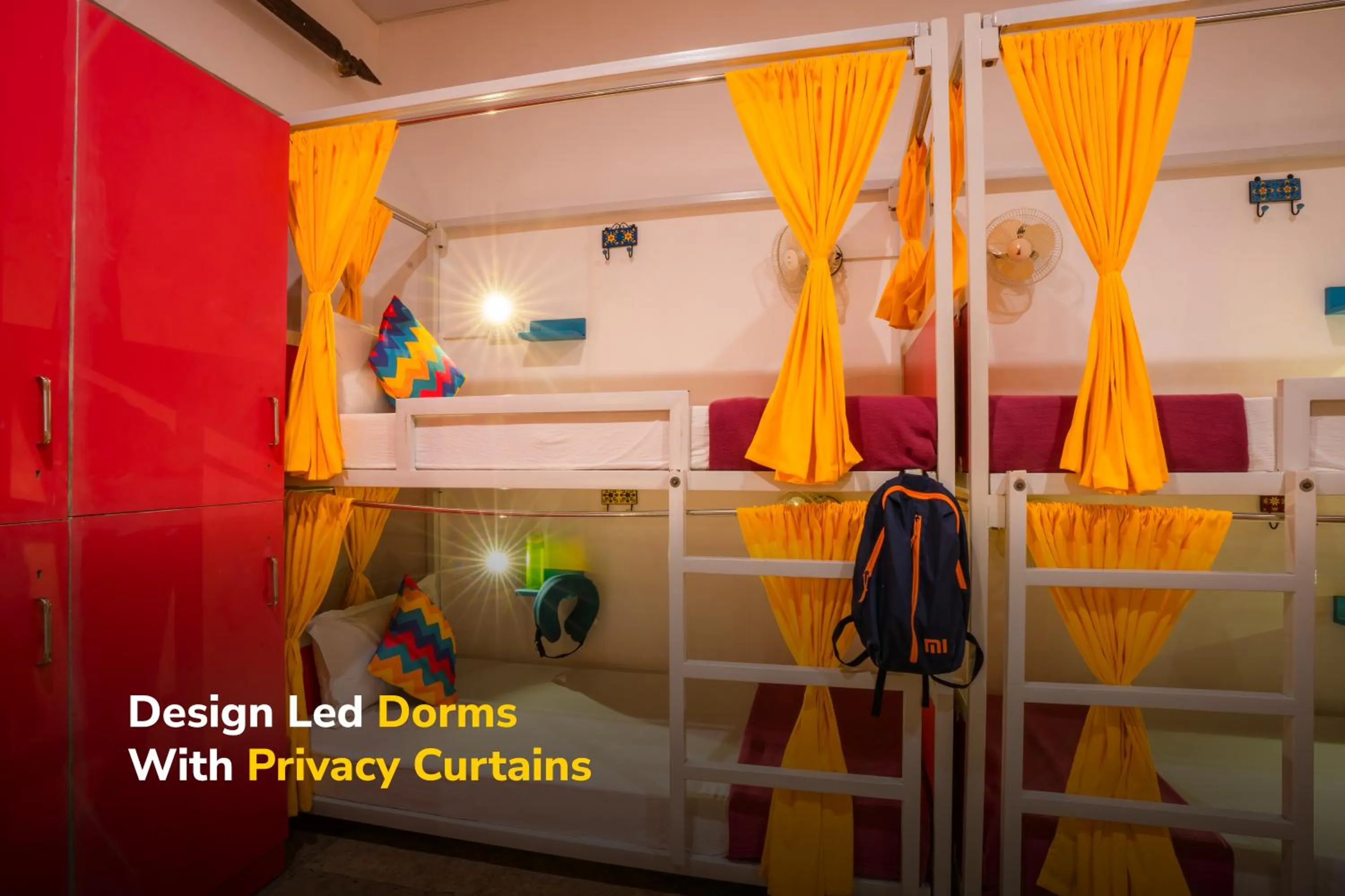 bunk bed in goSTOPS Lite Goa, Calangute