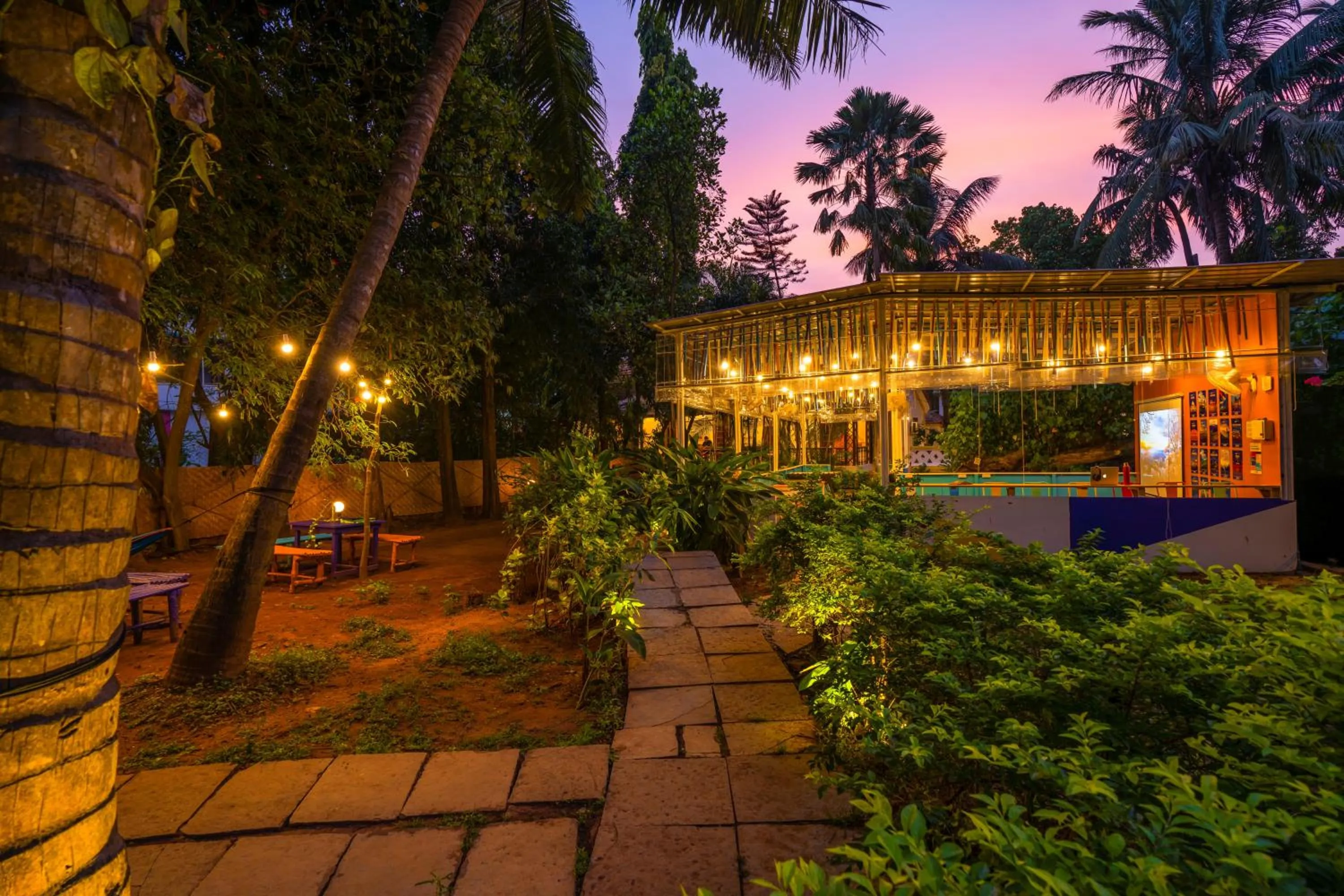 Garden in goSTOPS Lite Goa, Calangute