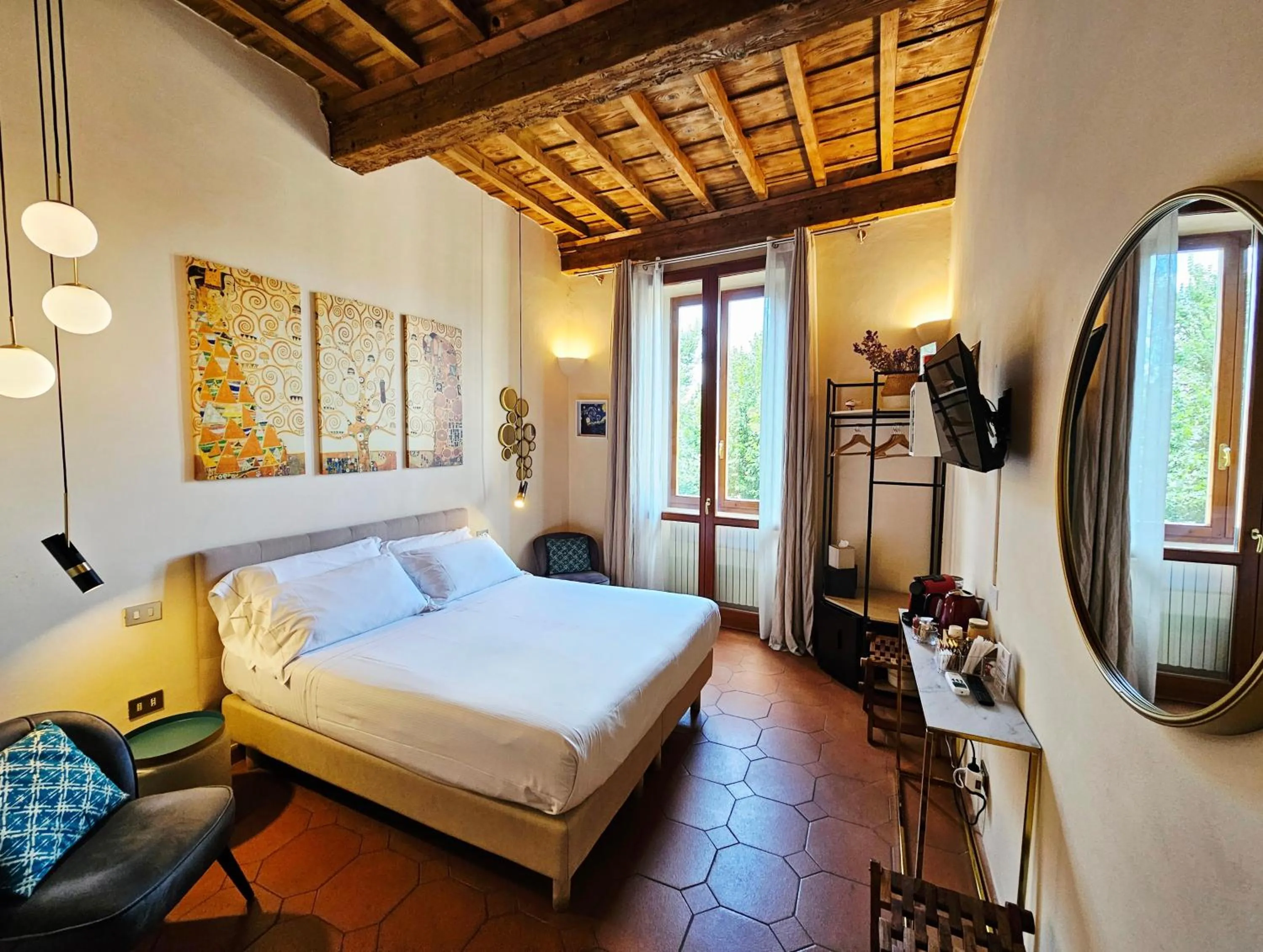 Bedroom, Bed in SPIRIT OF FLORENCE Boutique Rooms