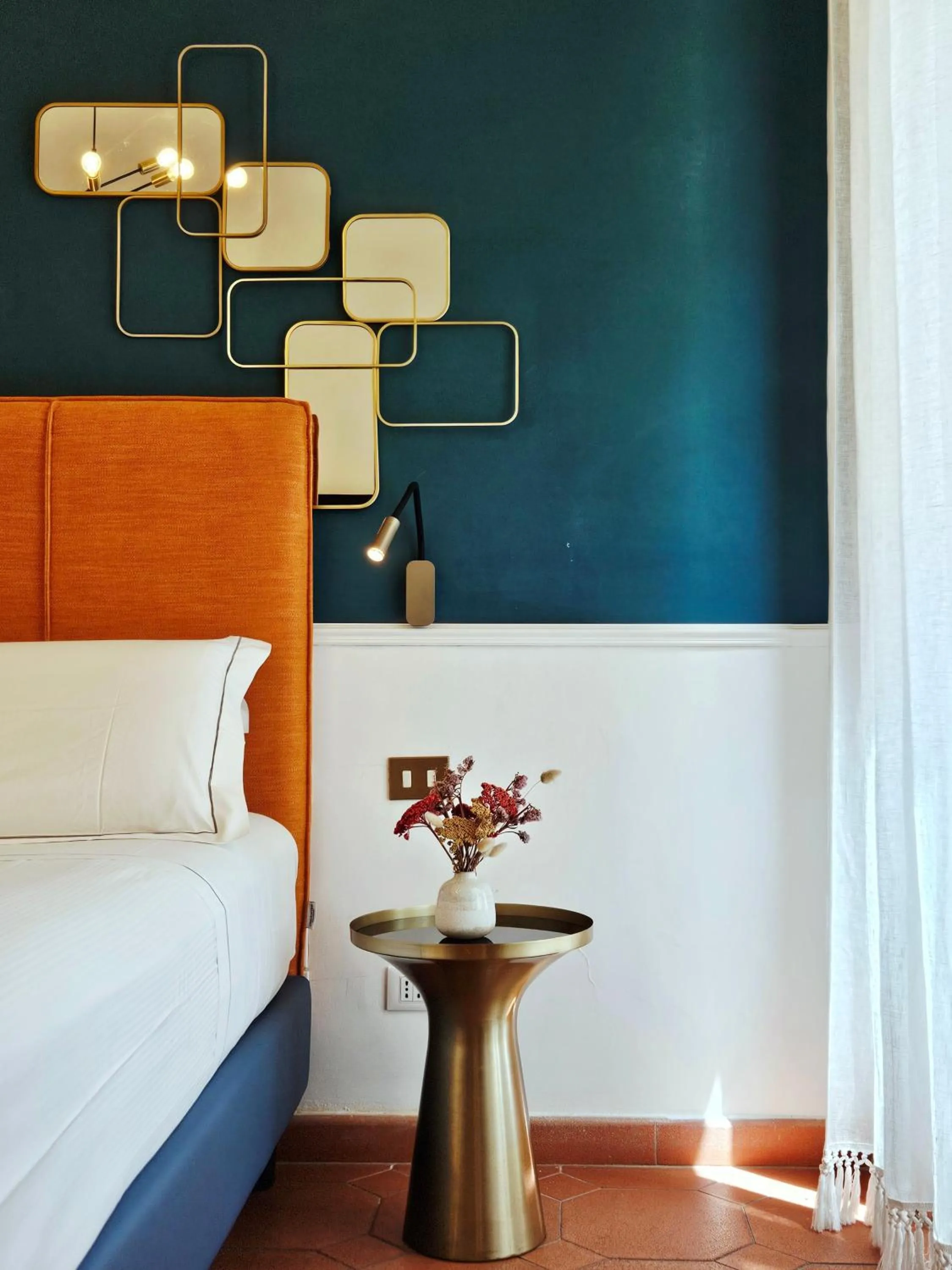 Decorative detail, Bed in SPIRIT OF FLORENCE Boutique Rooms