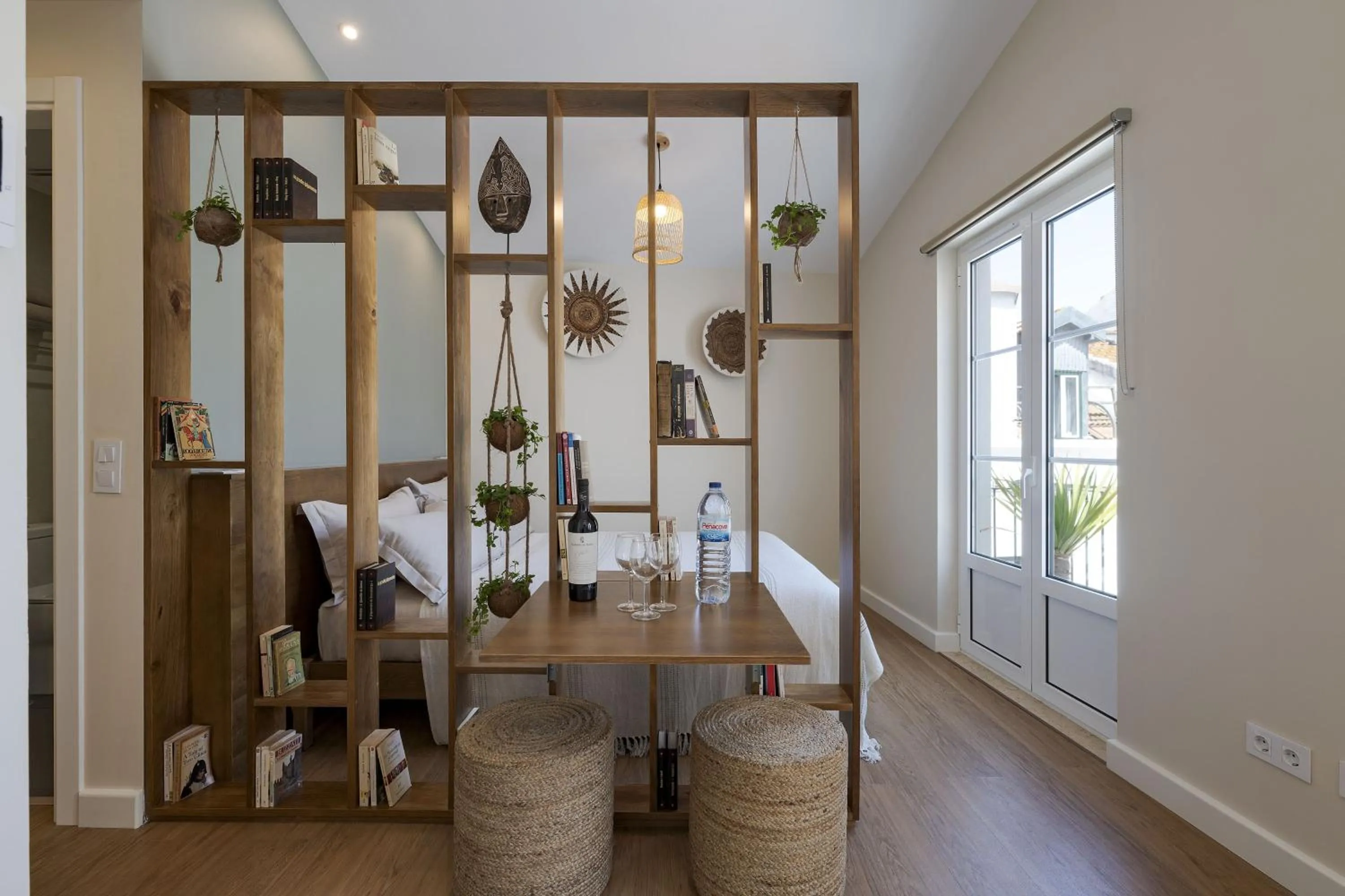 Seating area in Peixeira Studios and Apartments