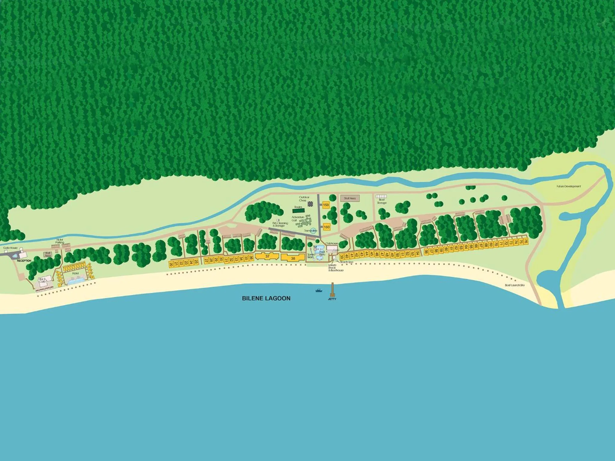 Bird's eye view in San Martinho Hotel