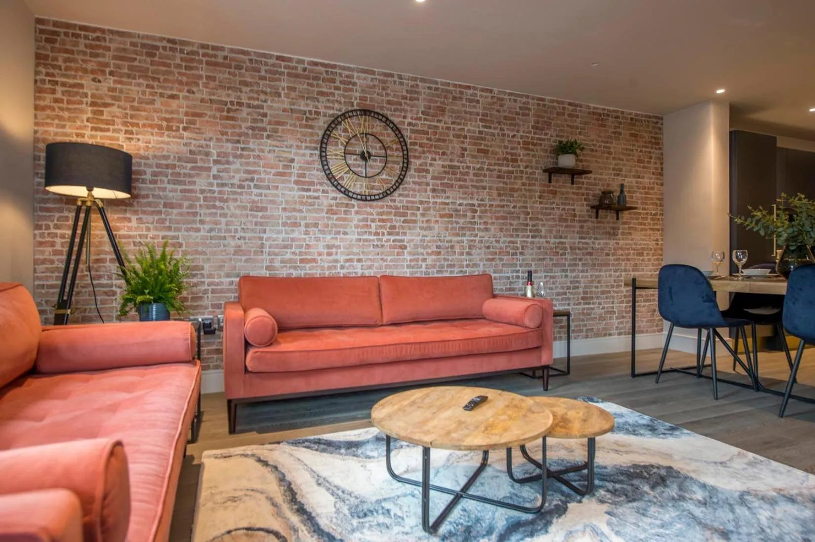 Living room in The Quadrant - The Botanical Suite