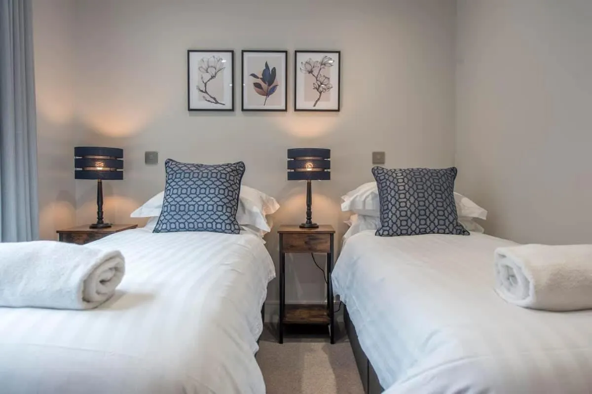 Bed in The Quadrant - The Botanical Suite