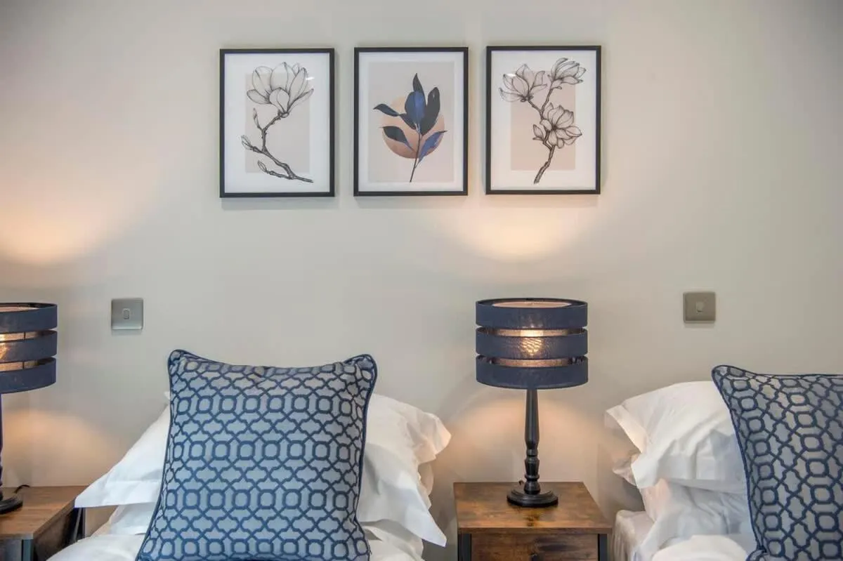 Bed in The Quadrant - The Botanical Suite