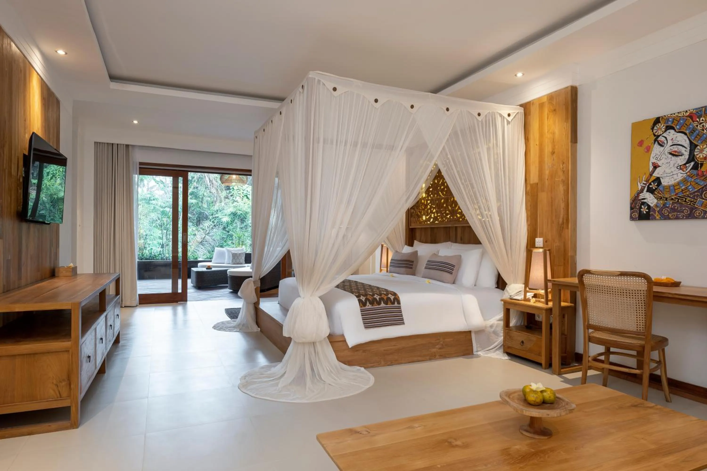 Bed in Vije Boutique Resort & Spa