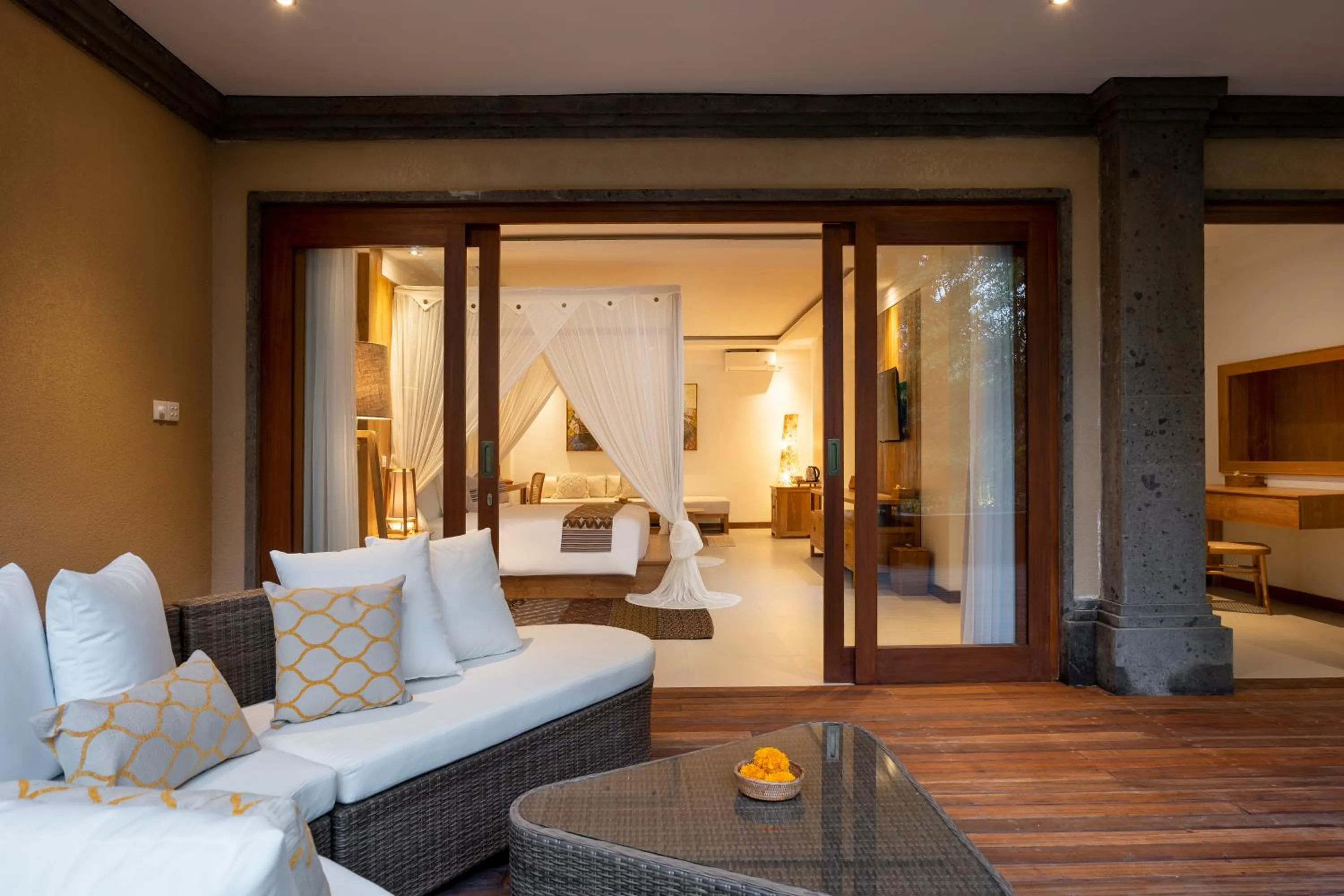 Living room, Bed in Vije Boutique Resort & Spa