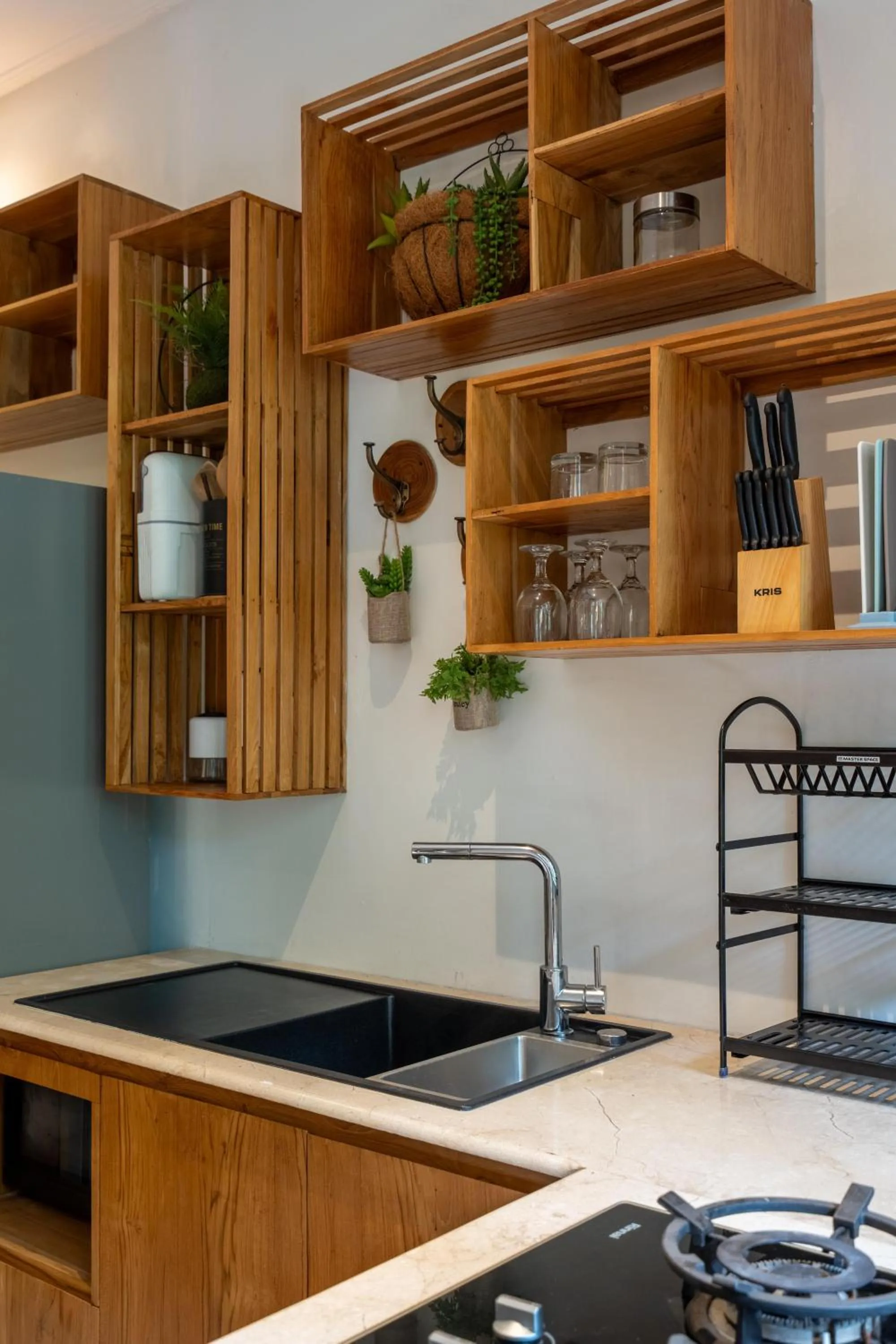 Kitchen or kitchenette in Vije Boutique Resort & Spa