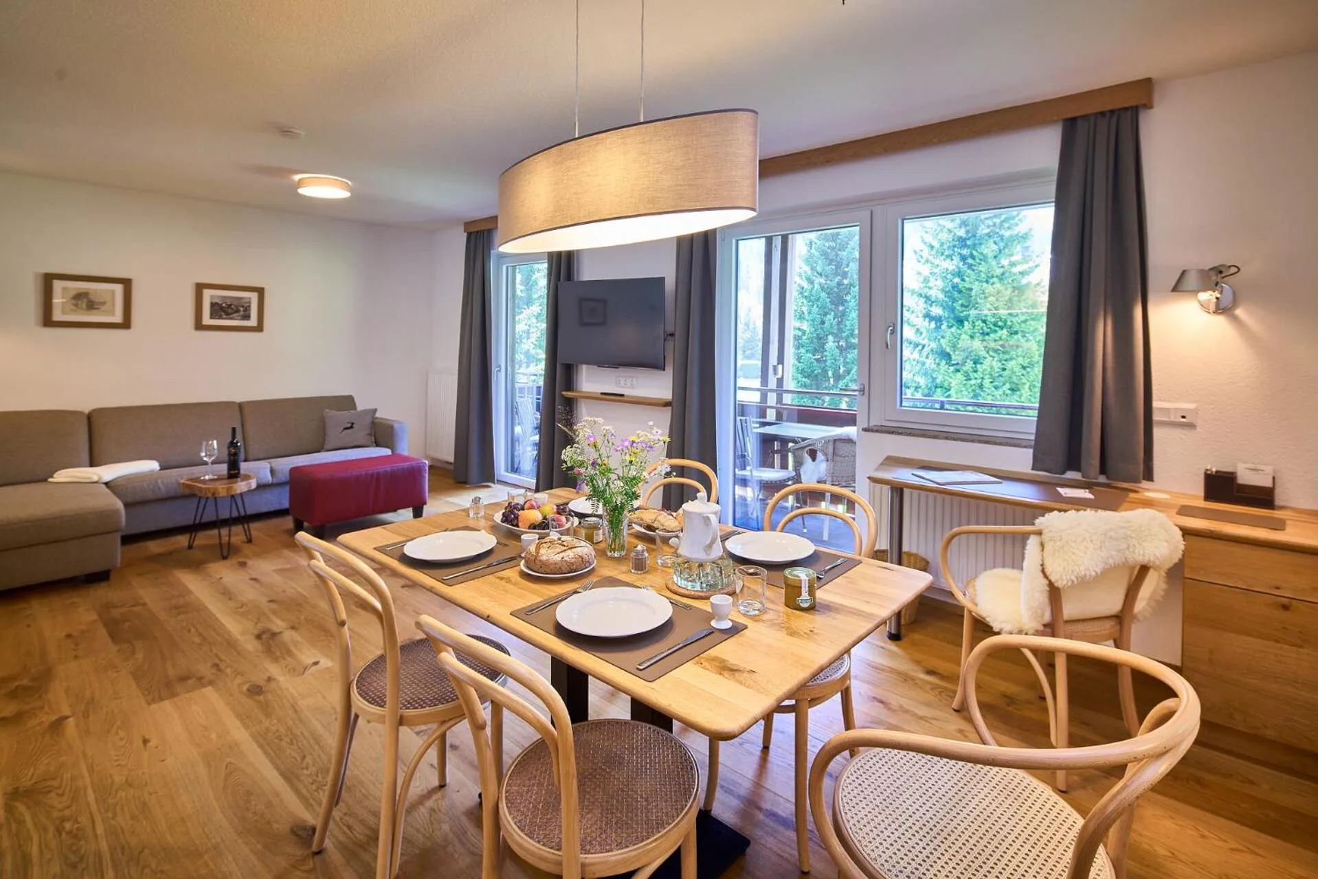 Living room in Apartments Hohenberger Mallnitz - Mein Platz in den Bergen!