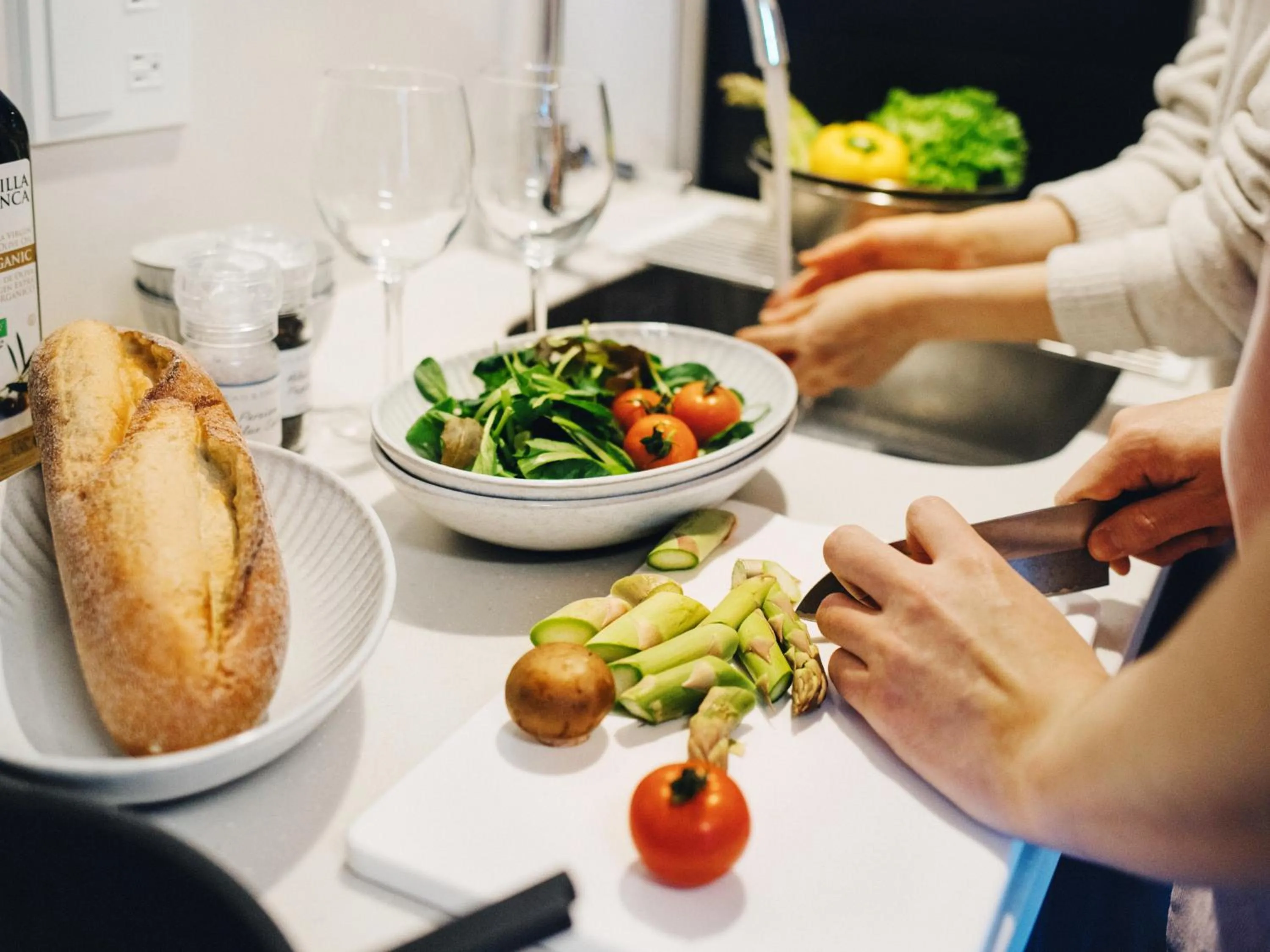 kitchen in MIMARU SUITES Kyoto Central