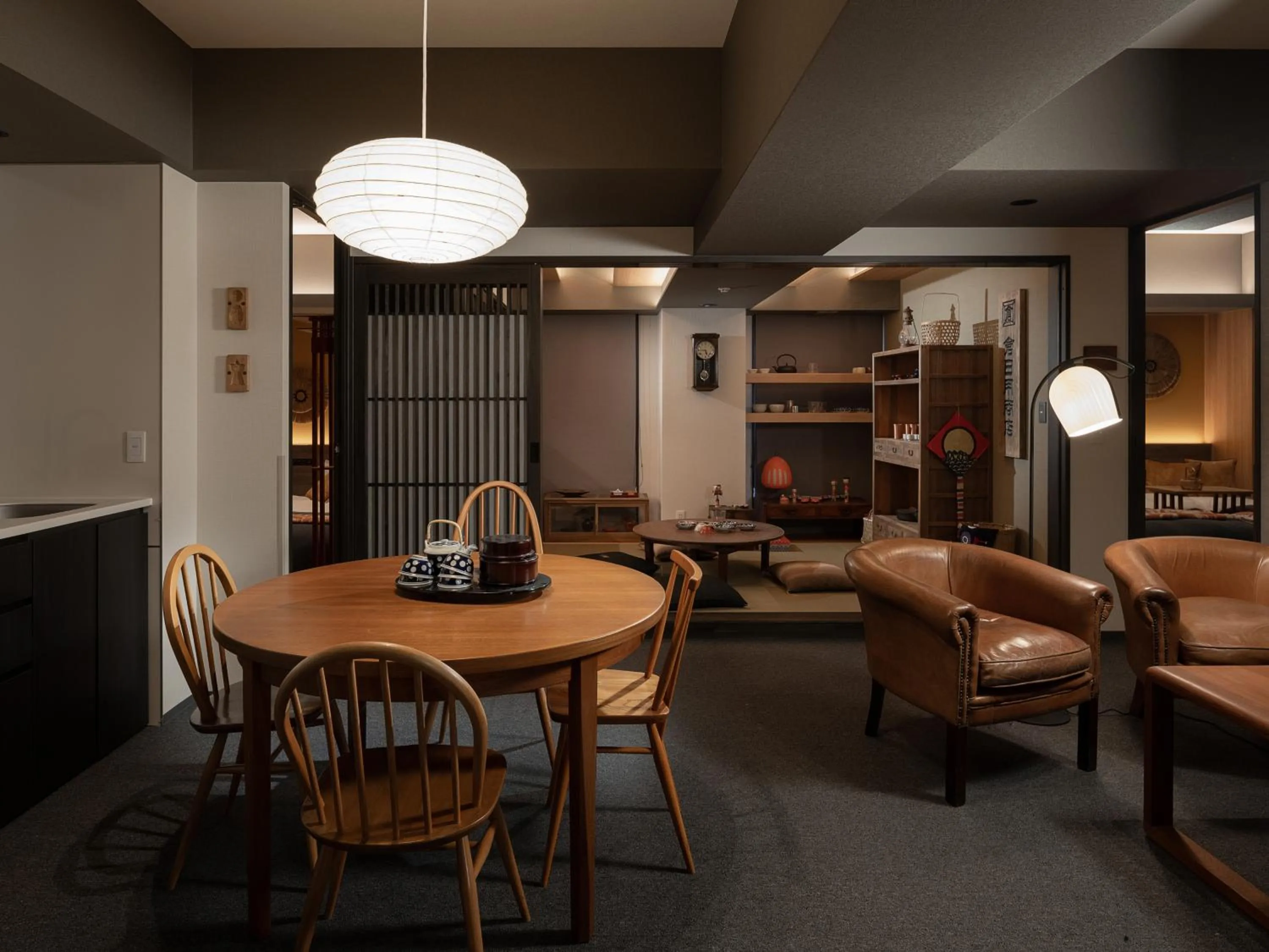 Photo of the whole room in MIMARU SUITES Kyoto Central