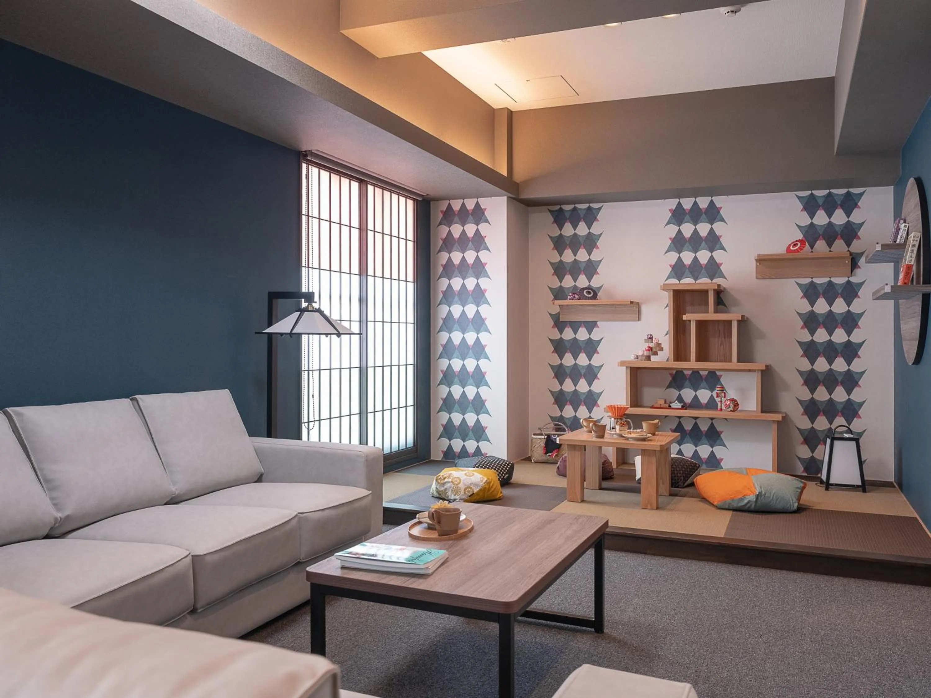 Photo of the whole room in MIMARU SUITES Kyoto Central