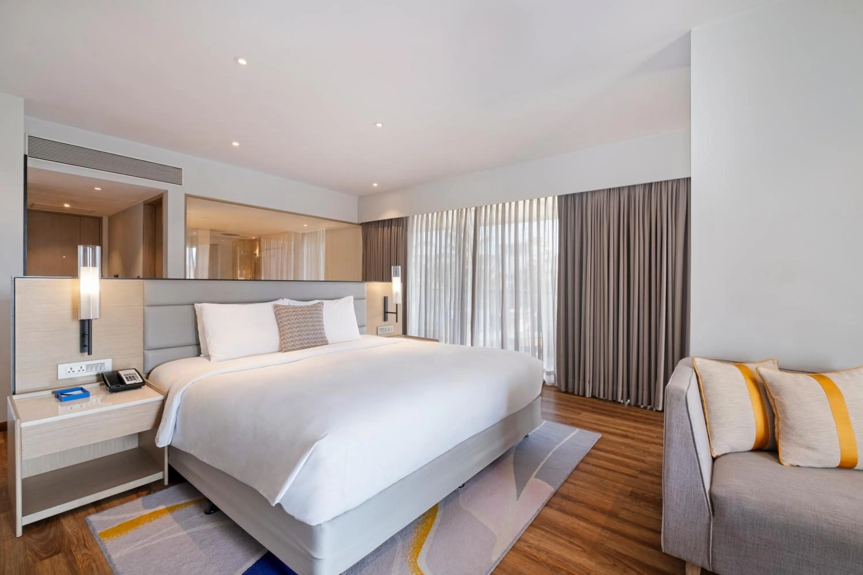 Bed in Vivanta Goa, Miramar