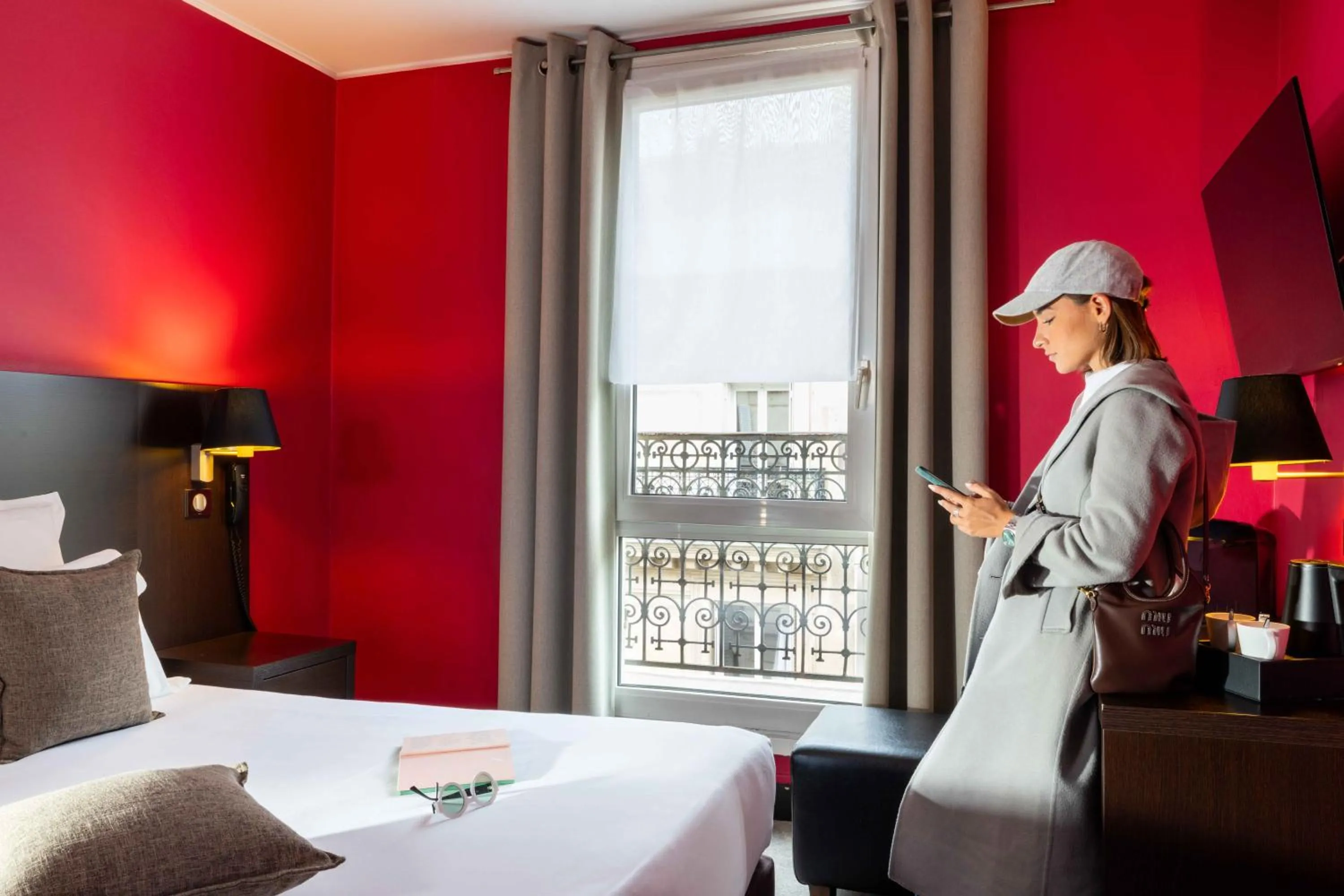 Bed in Hôtel Sophie Germain