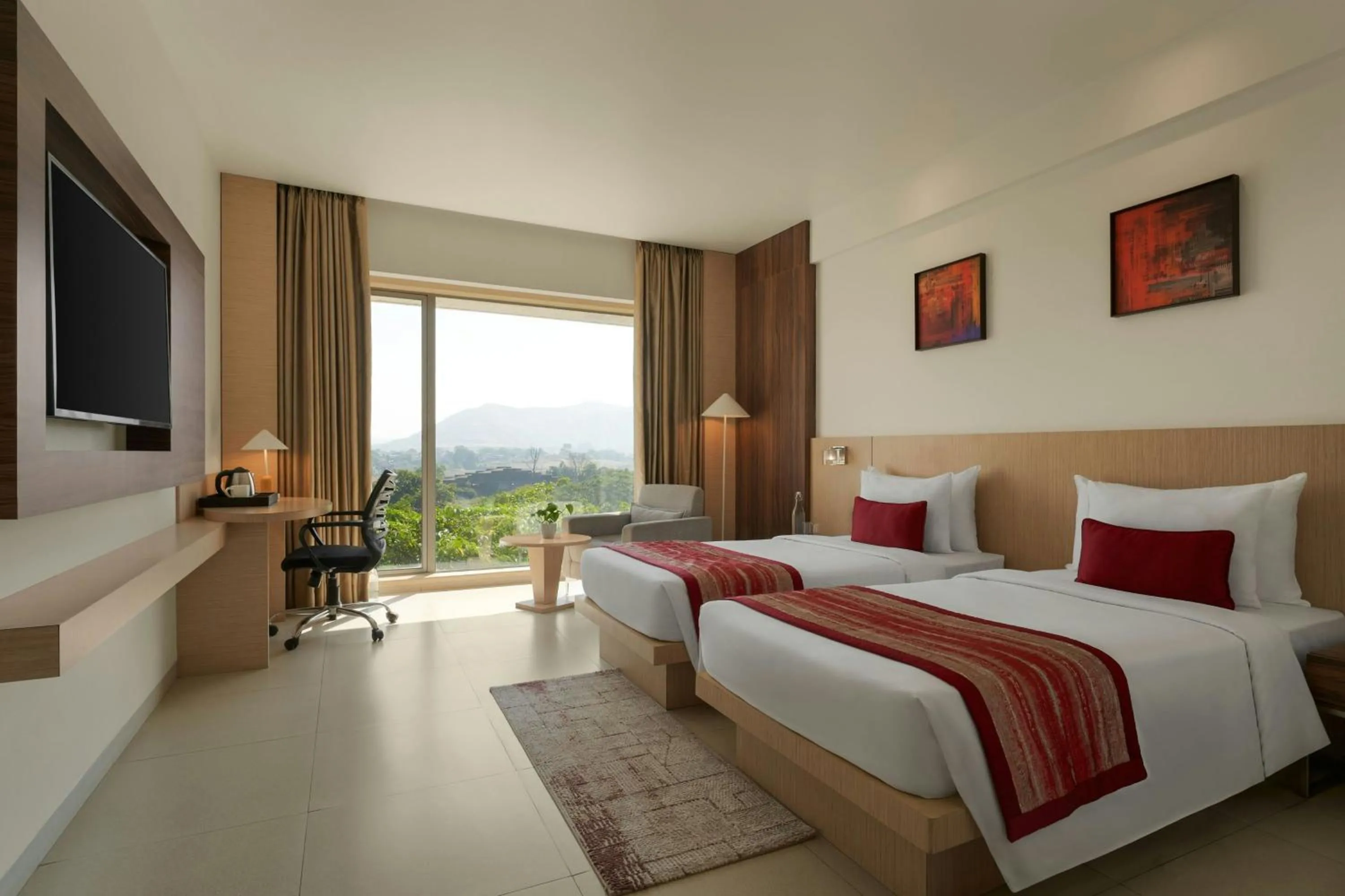 Photo of the whole room, Bed in Rakabi The Fern Igatpuri, Series By Marriott