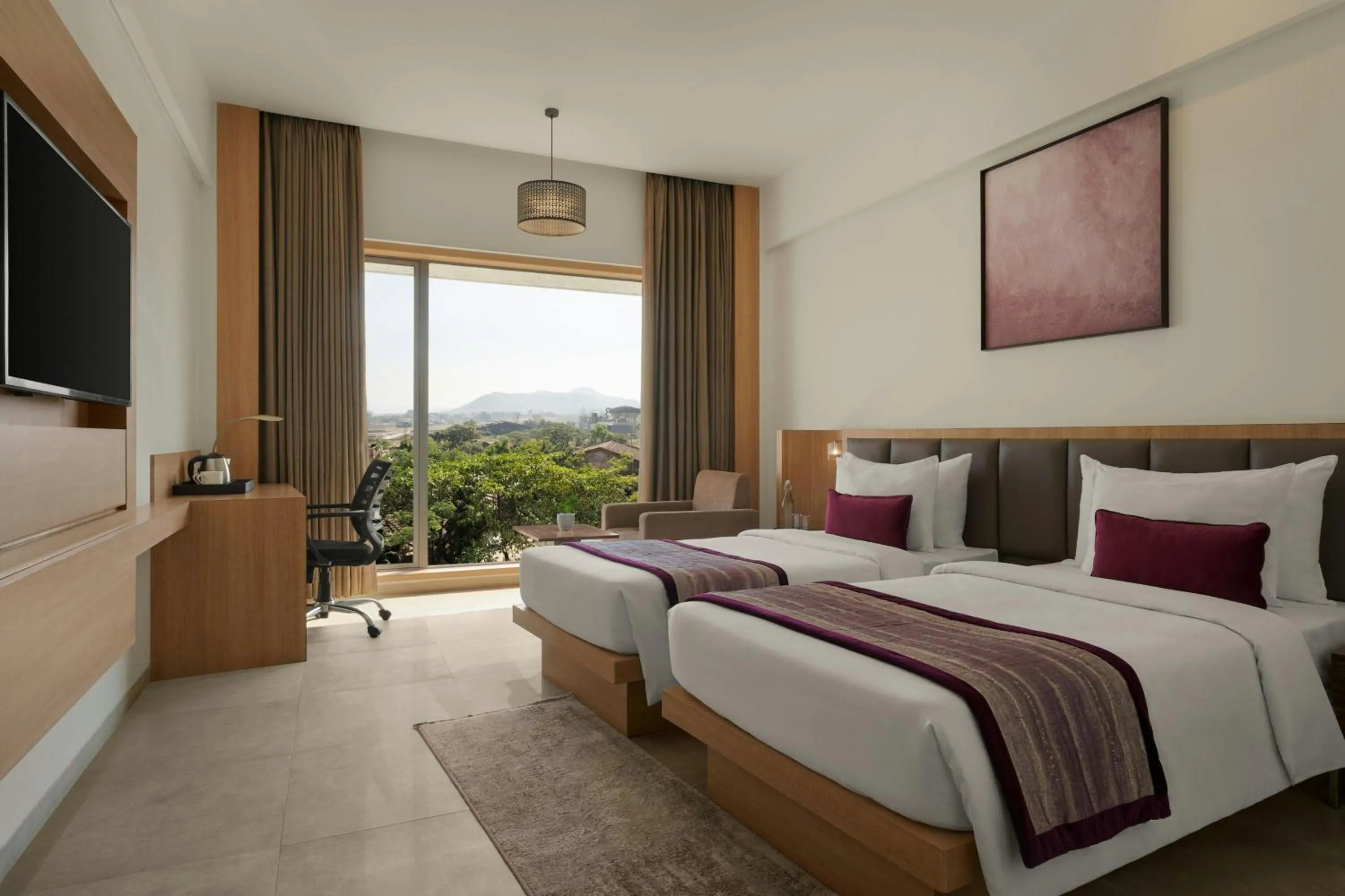 Photo of the whole room, Bed in Rakabi The Fern Igatpuri, Series By Marriott