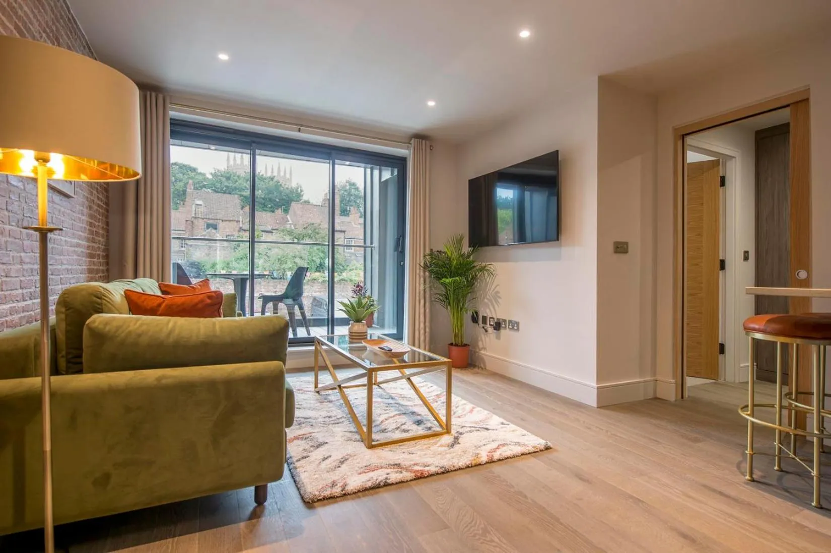 Living room in The Quadrant - The Palm Suite