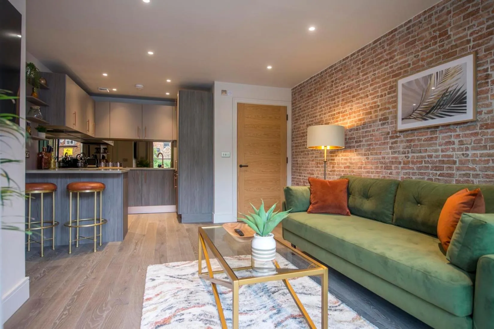 Living room in The Quadrant - The Palm Suite