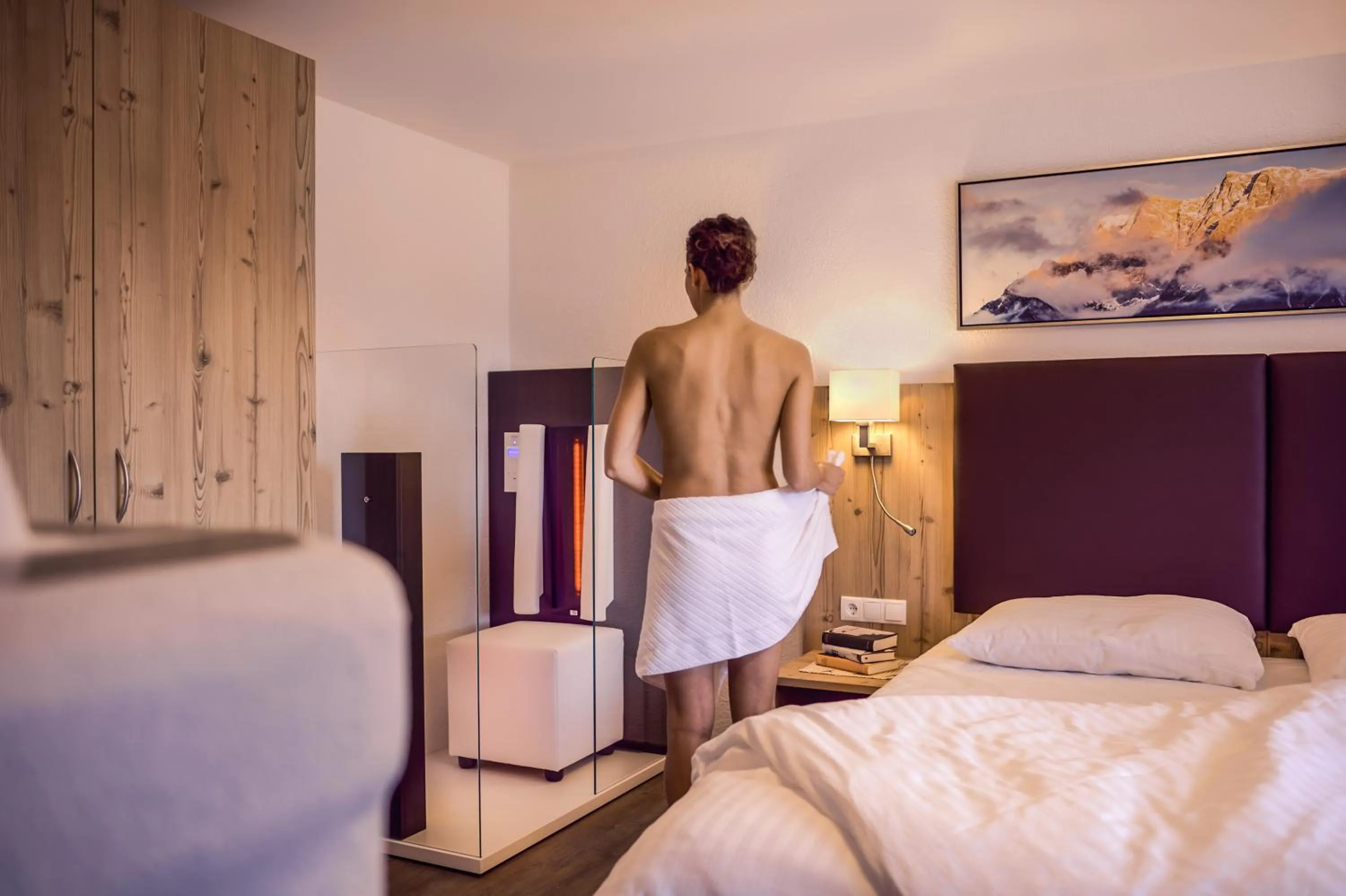 Spa and wellness centre/facilities, Bed in Hotel Venetblick