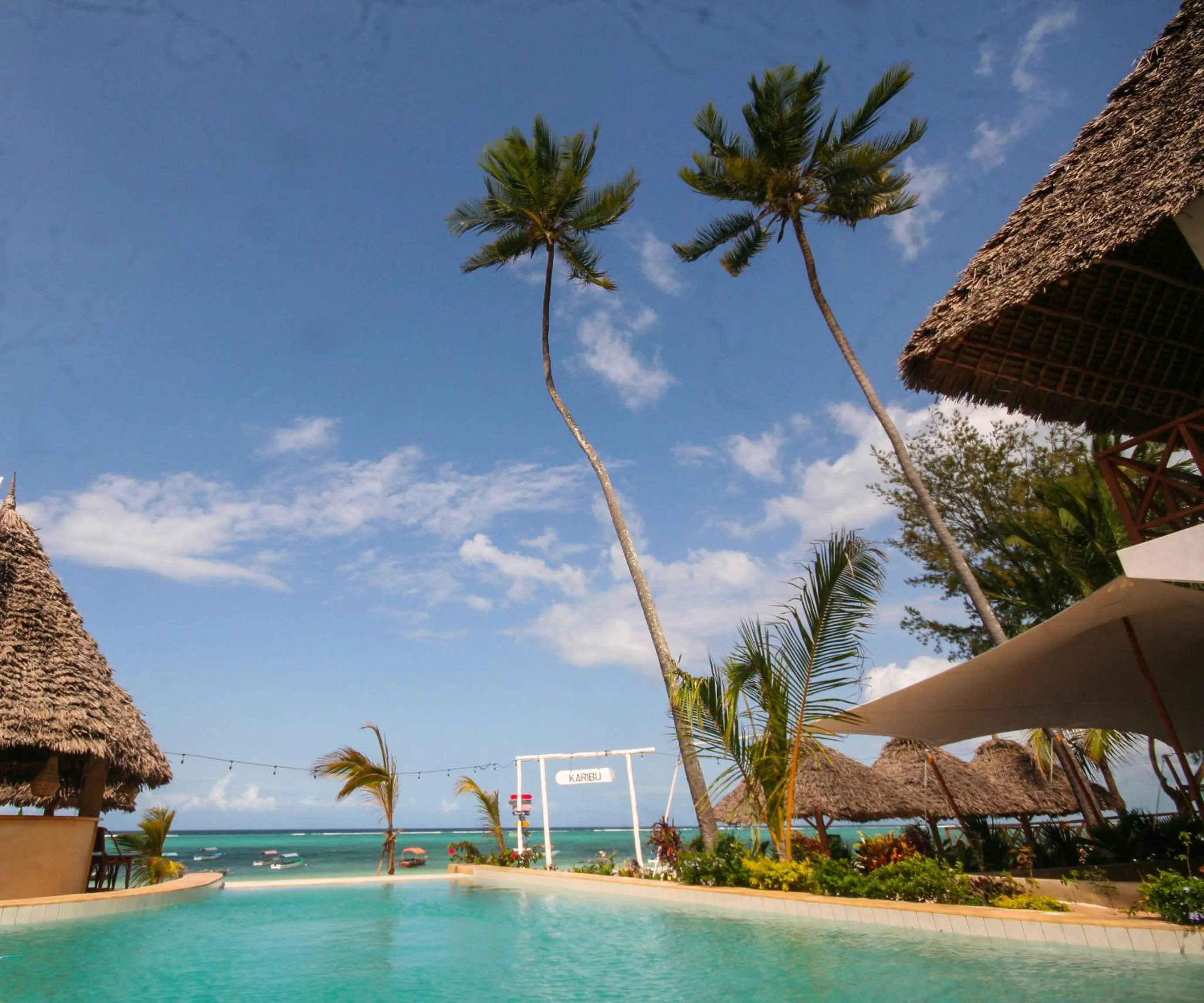 Swimming pool in Alladin Boutique Beach Hotel and SPA Zanzibar