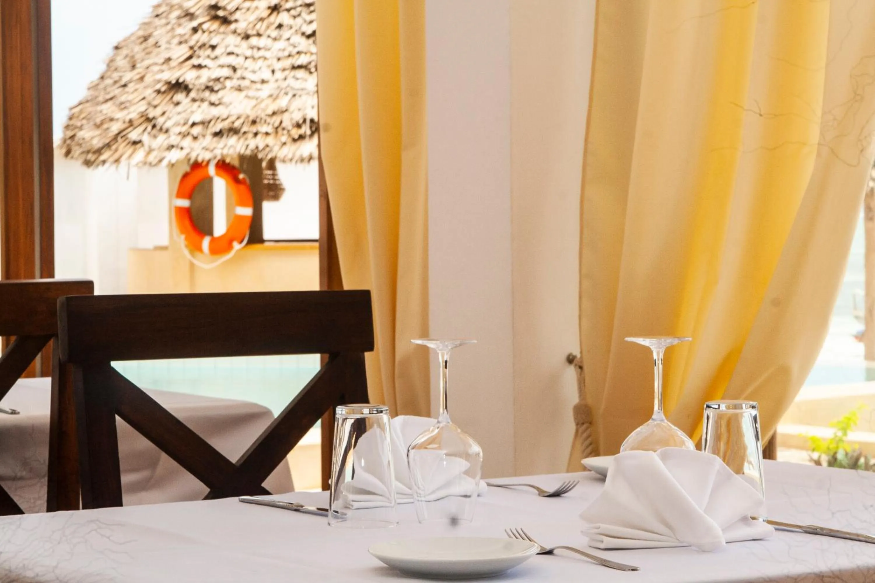 Restaurant/places to eat in Alladin Boutique Beach Hotel and SPA Zanzibar