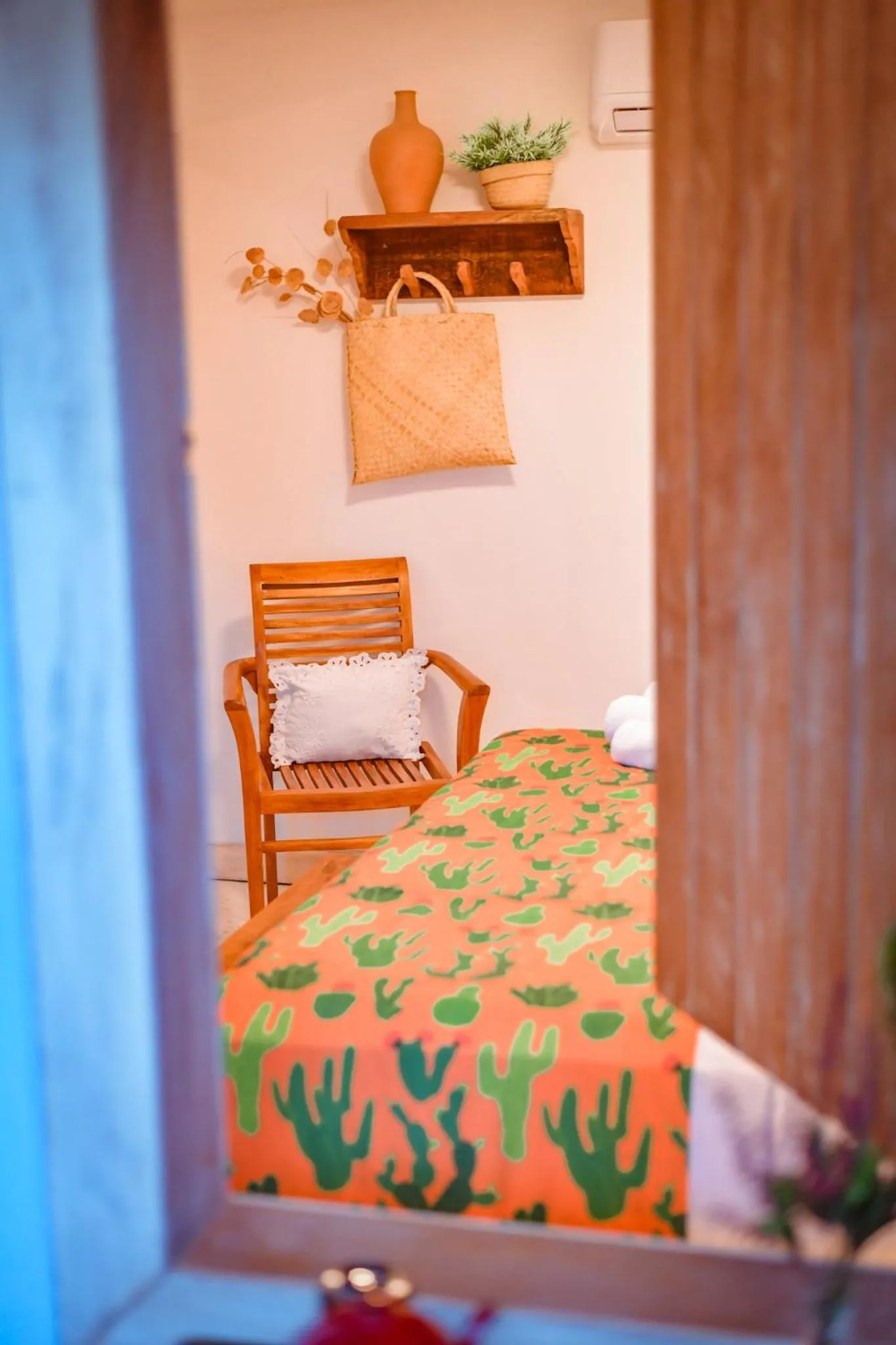 Bed in EcoCharme Pousada Netuno