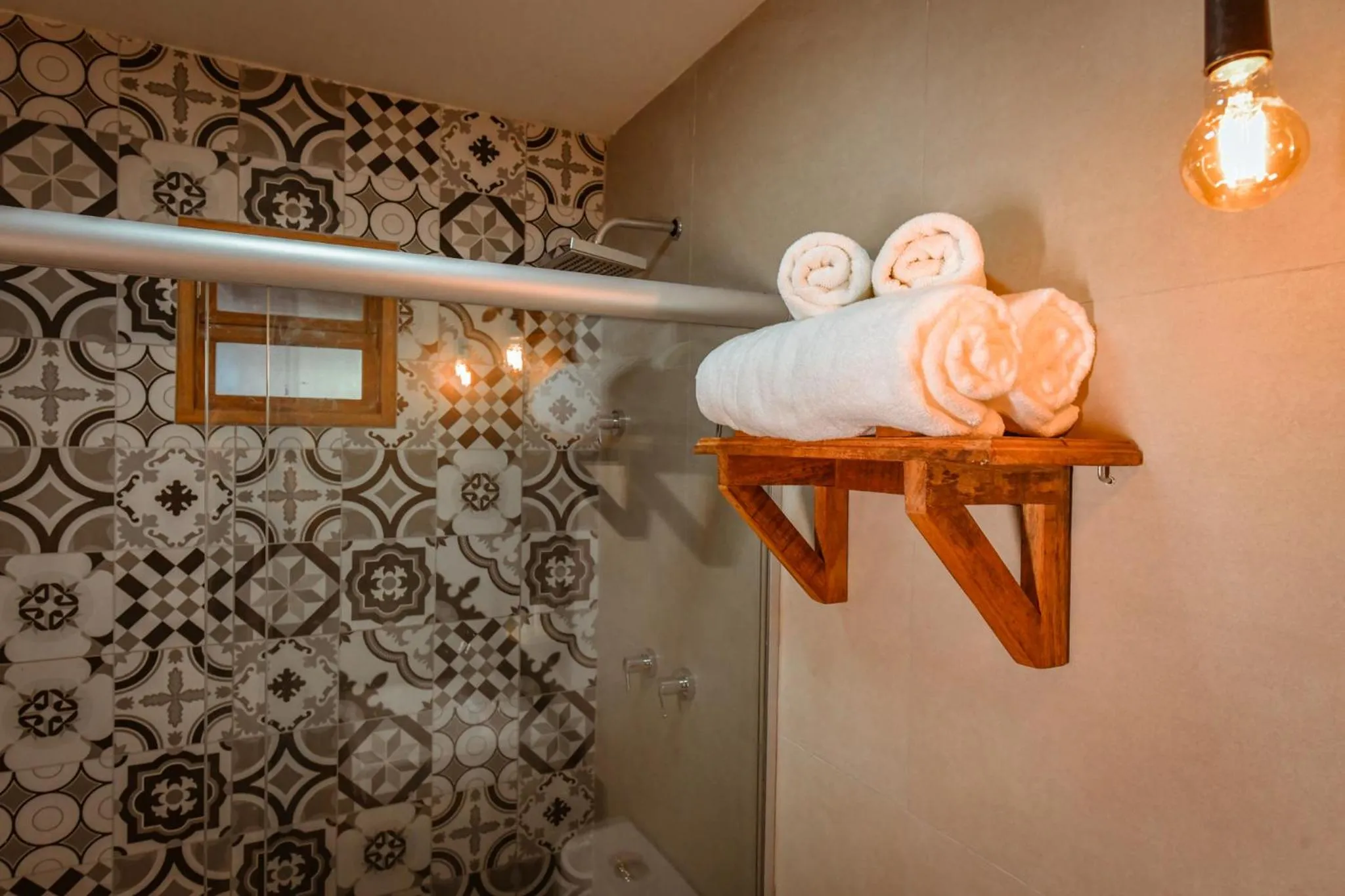 Bathroom in EcoCharme Pousada Netuno