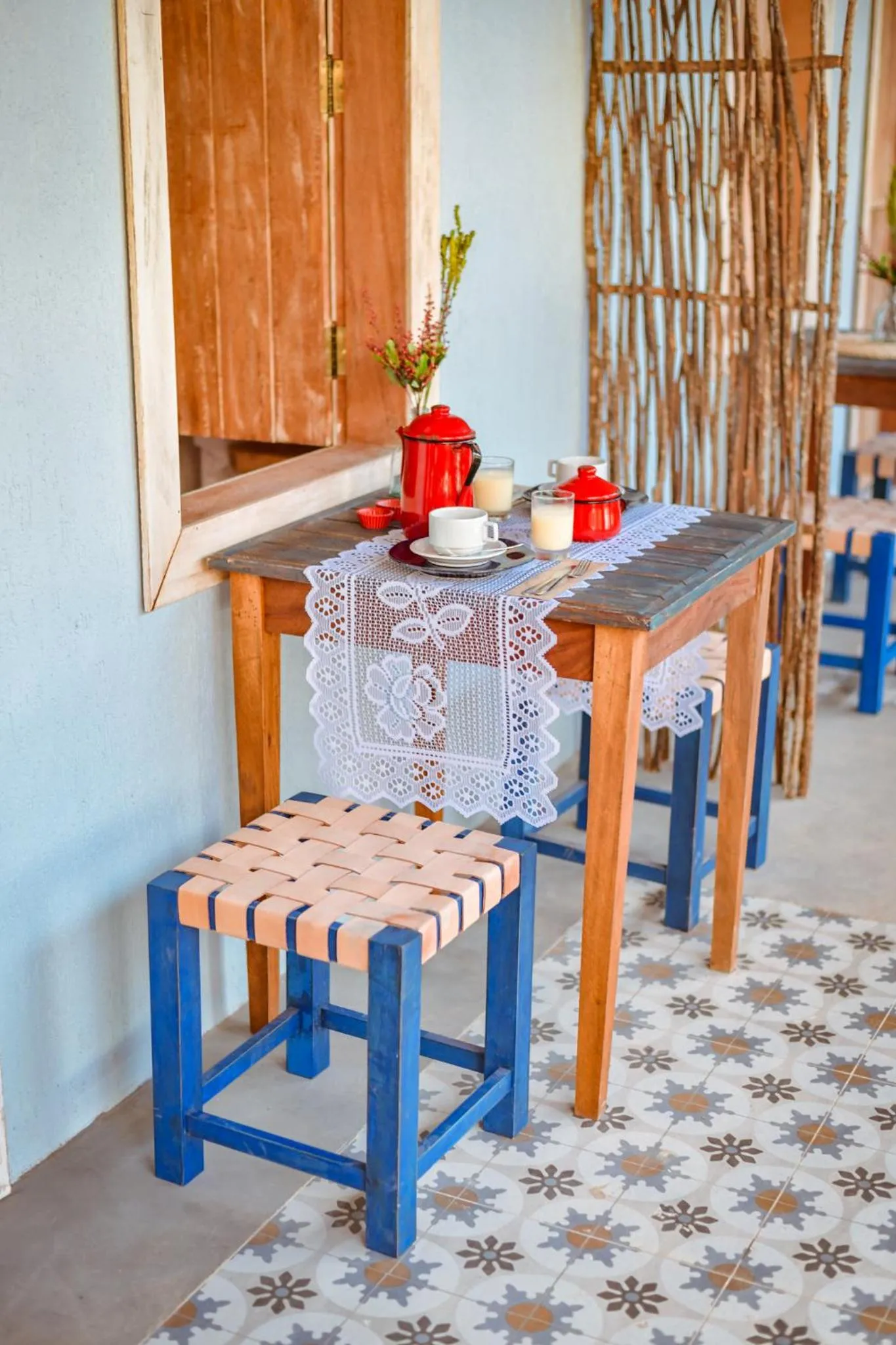 Patio in EcoCharme Pousada Netuno