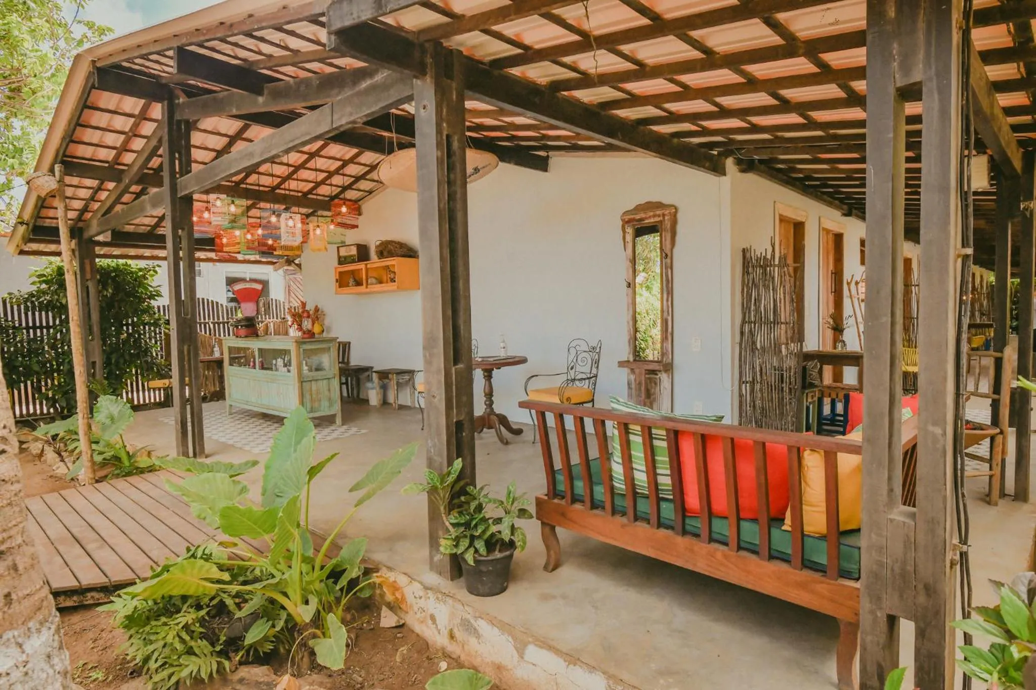 Lobby or reception in EcoCharme Pousada Netuno