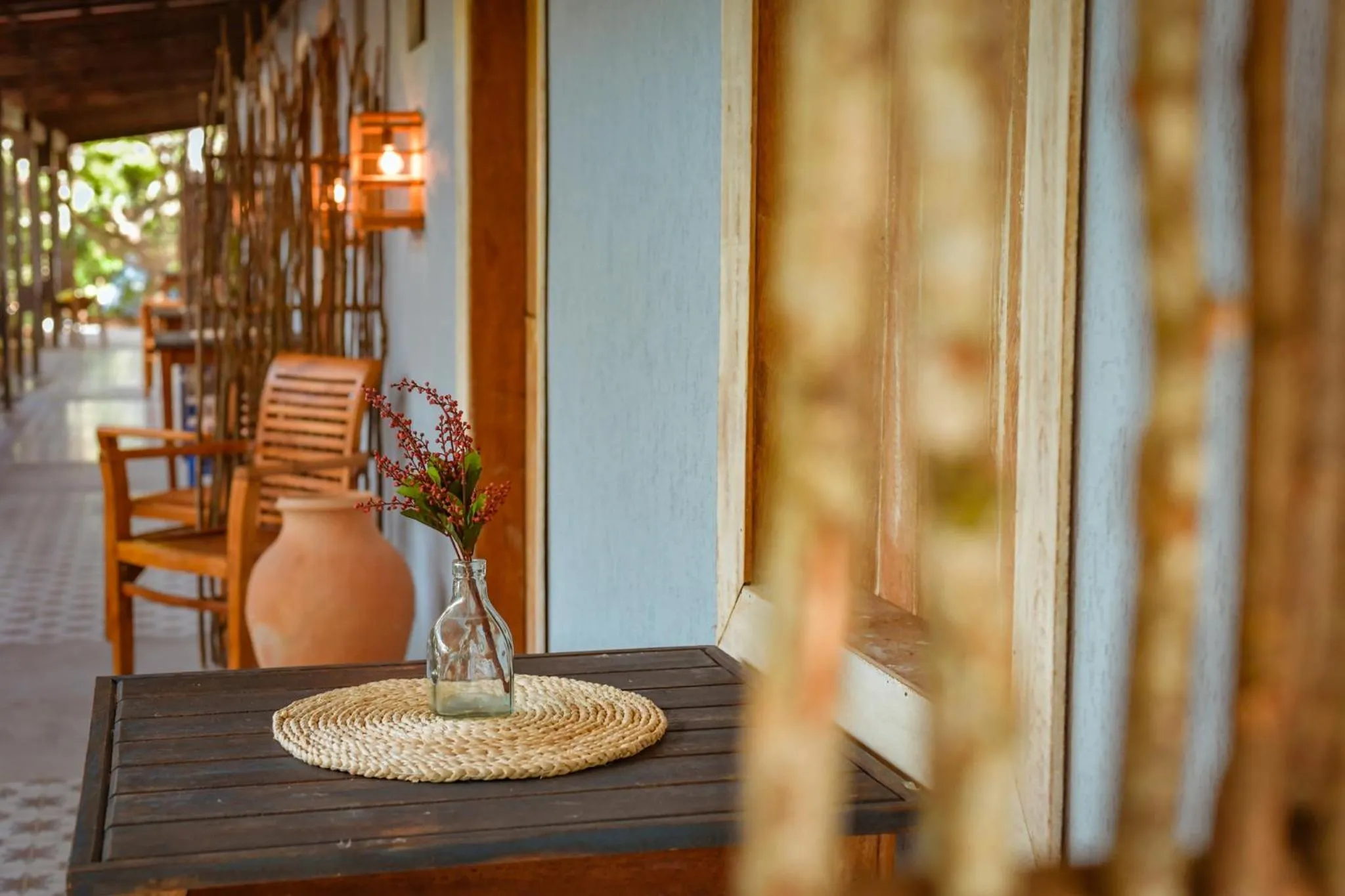 Patio in EcoCharme Pousada Netuno