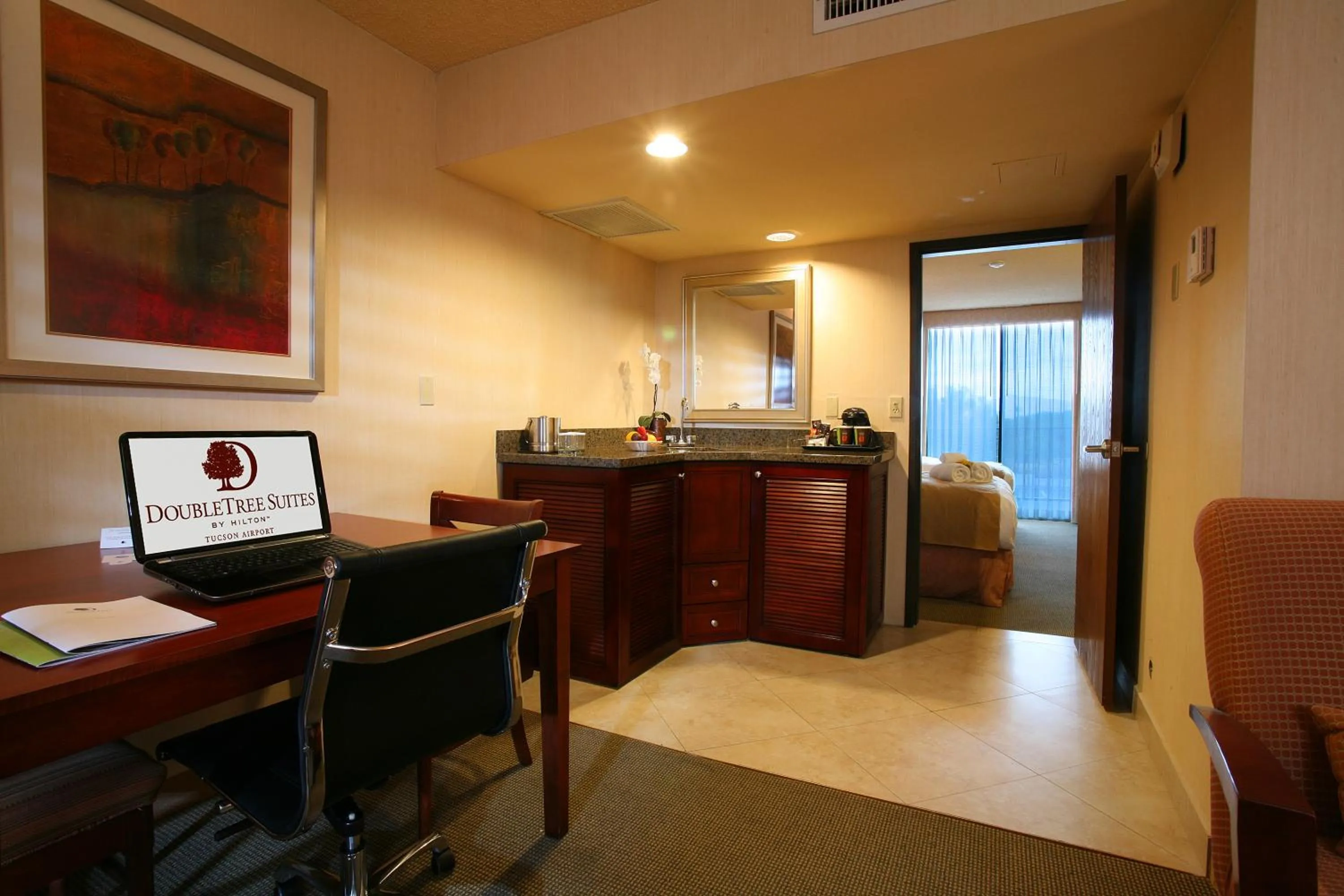 Living room in DoubleTree Suites by Hilton Tucson Airport