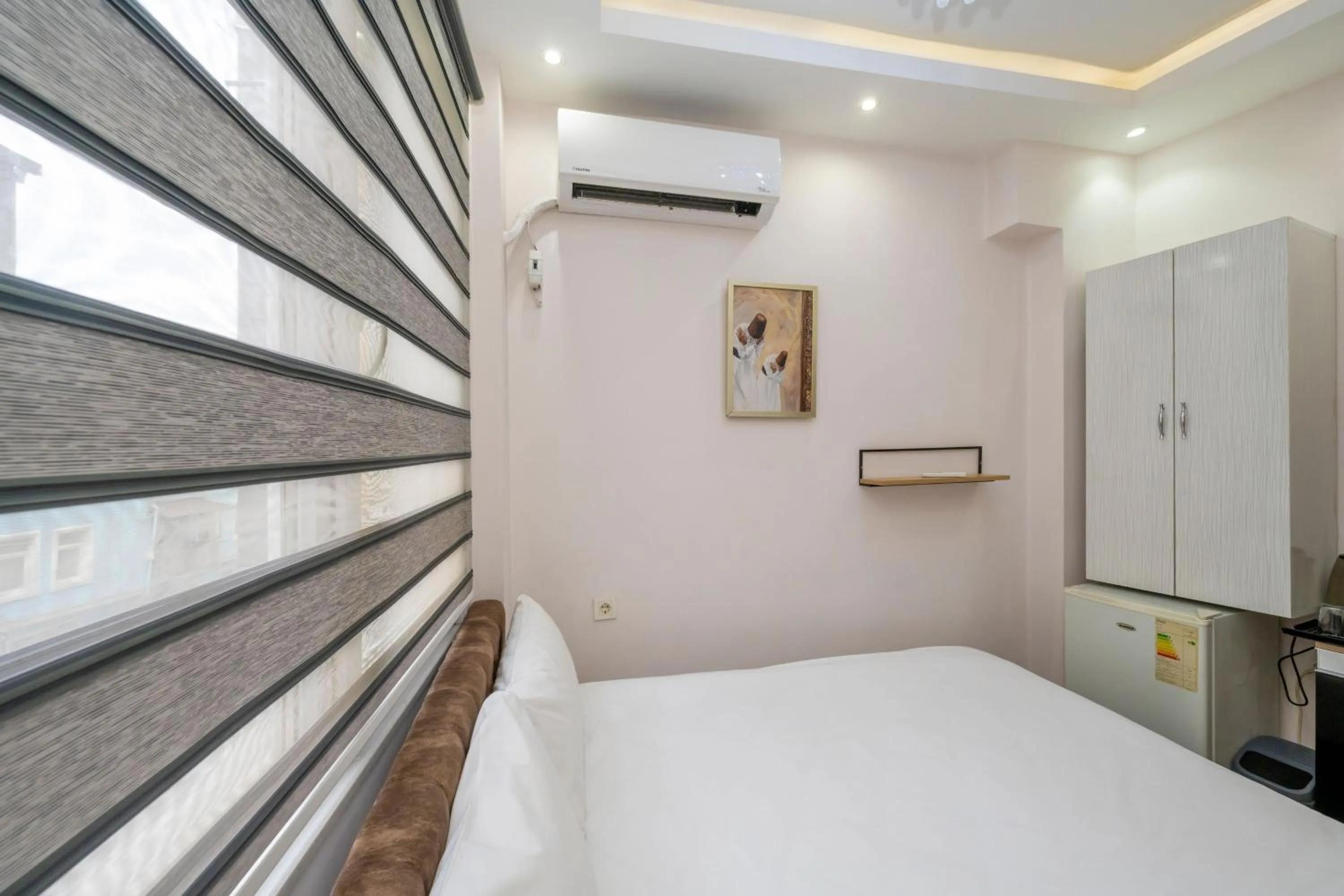 Bed in Taksim City Suites