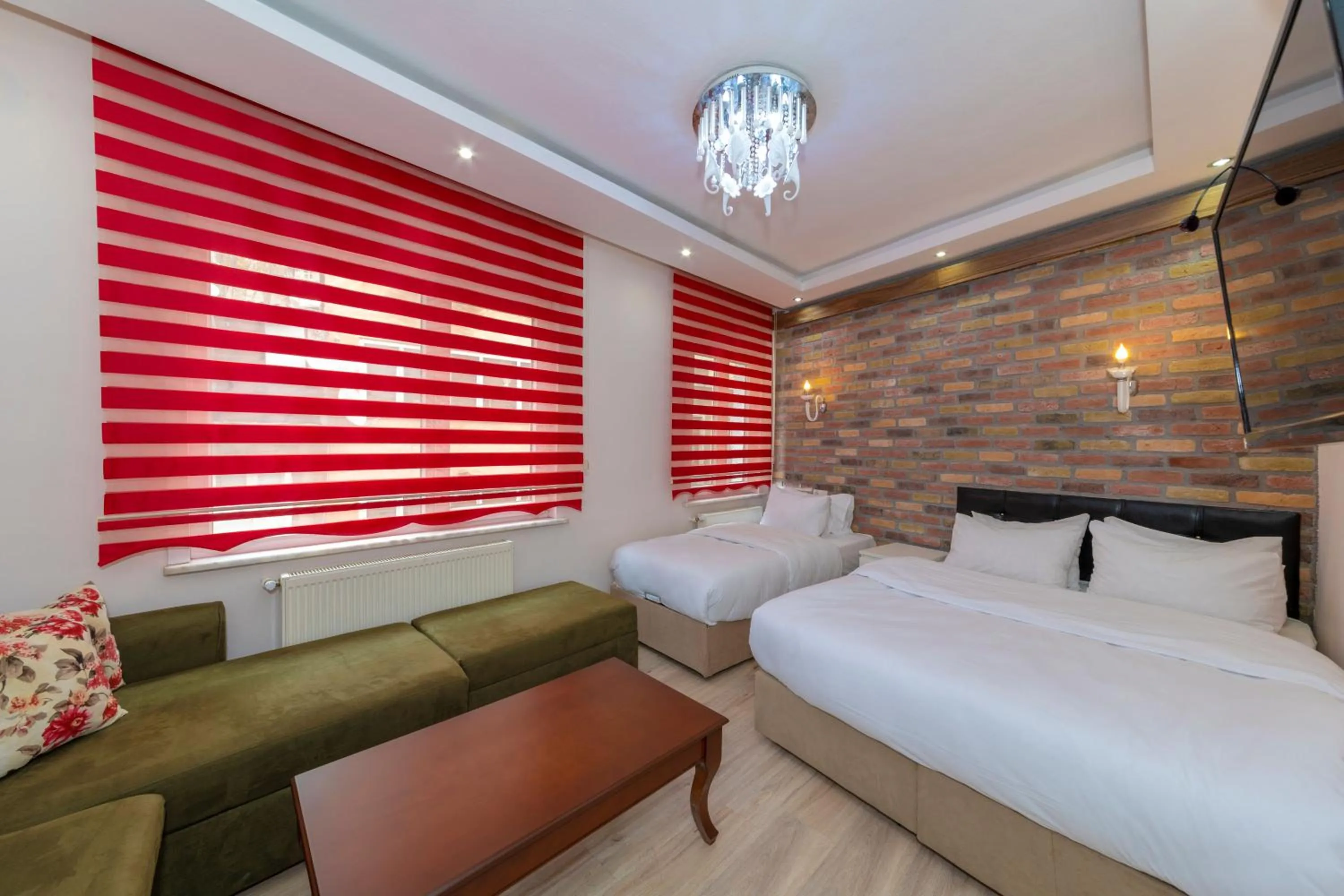 Bed in Taksim City Suites